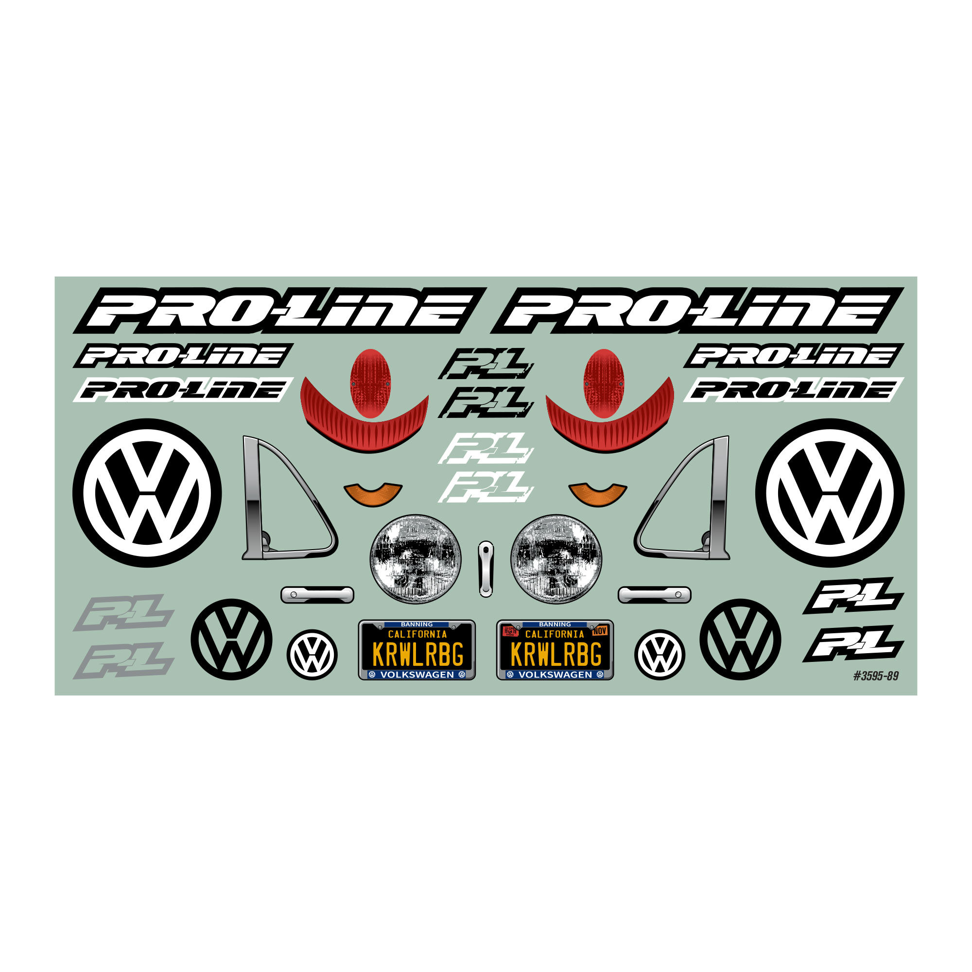 1/10 Volkswagen Beetle Clear Body 12.3" (313mm) Wheelbase Cr-8
