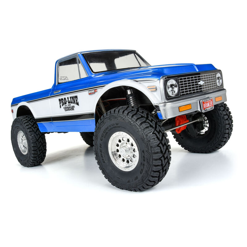 1/10 1972 Chevy K-10 Clear Body 12.3" Wheelbase Crawlers-6