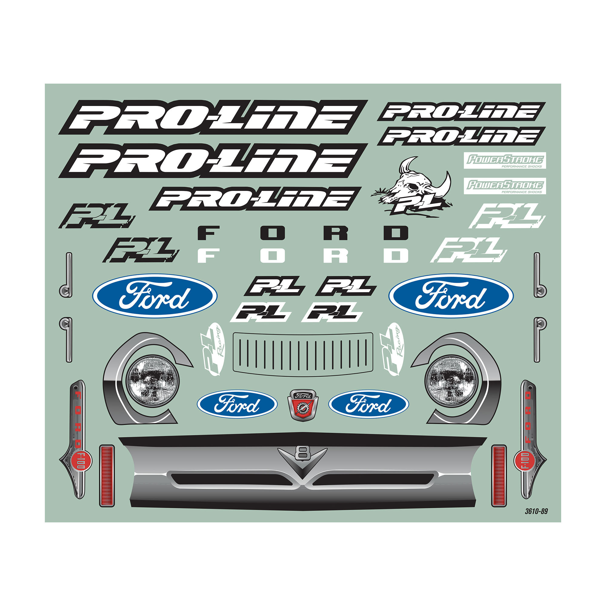 1/6 Pre-Cut 1956 Ford F-100 Clear Body for X-MAXX-7