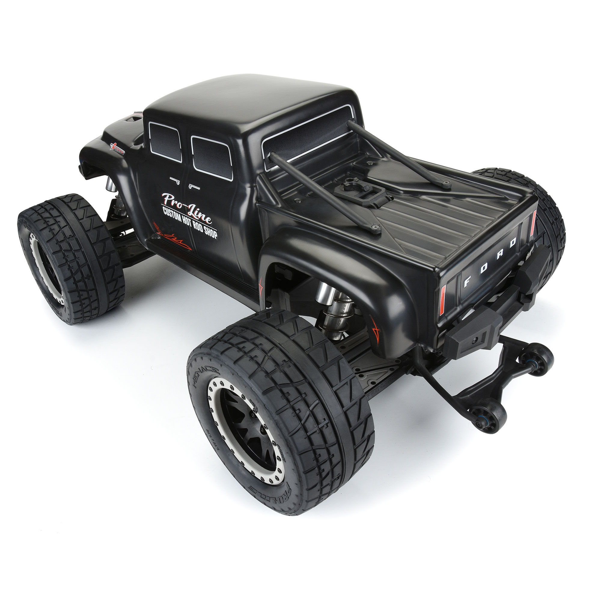 1/5 Pre-Cut Ford F-100 Bash Armor Black Body: X-MAXX-6