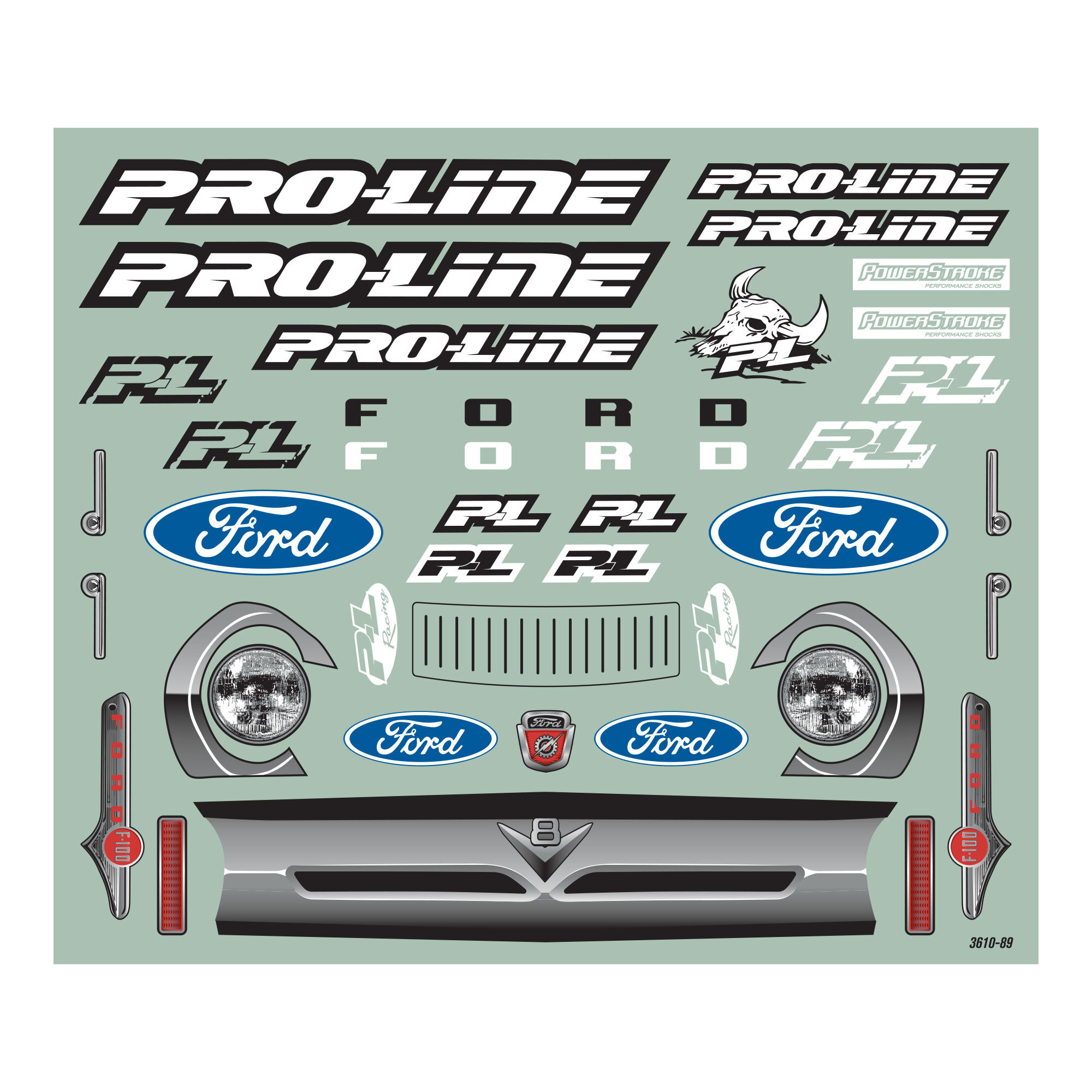 1/5 Pre-Cut 1956 Ford F-100 Clear Body: Kraton 8S-8