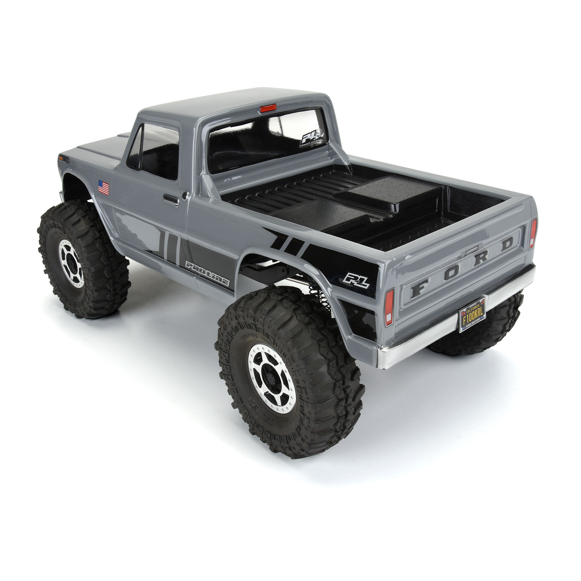 1/10 1967 Ford F-100 Clear Body 12.3" (313mm) Wheelbase Craw-5