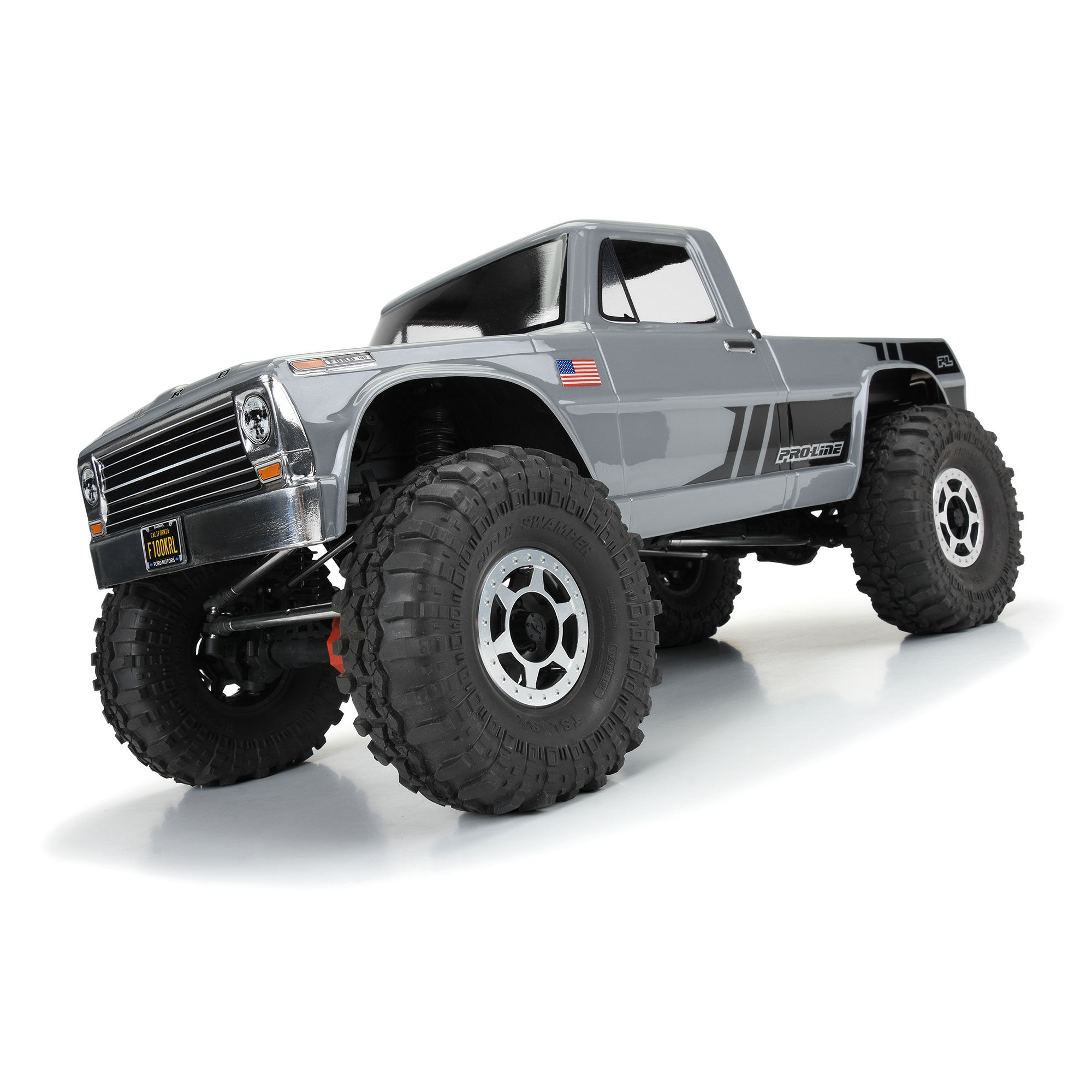 1/10 1967 Ford F-100 Clear Body 12.3" (313mm) Wheelbase Craw-6