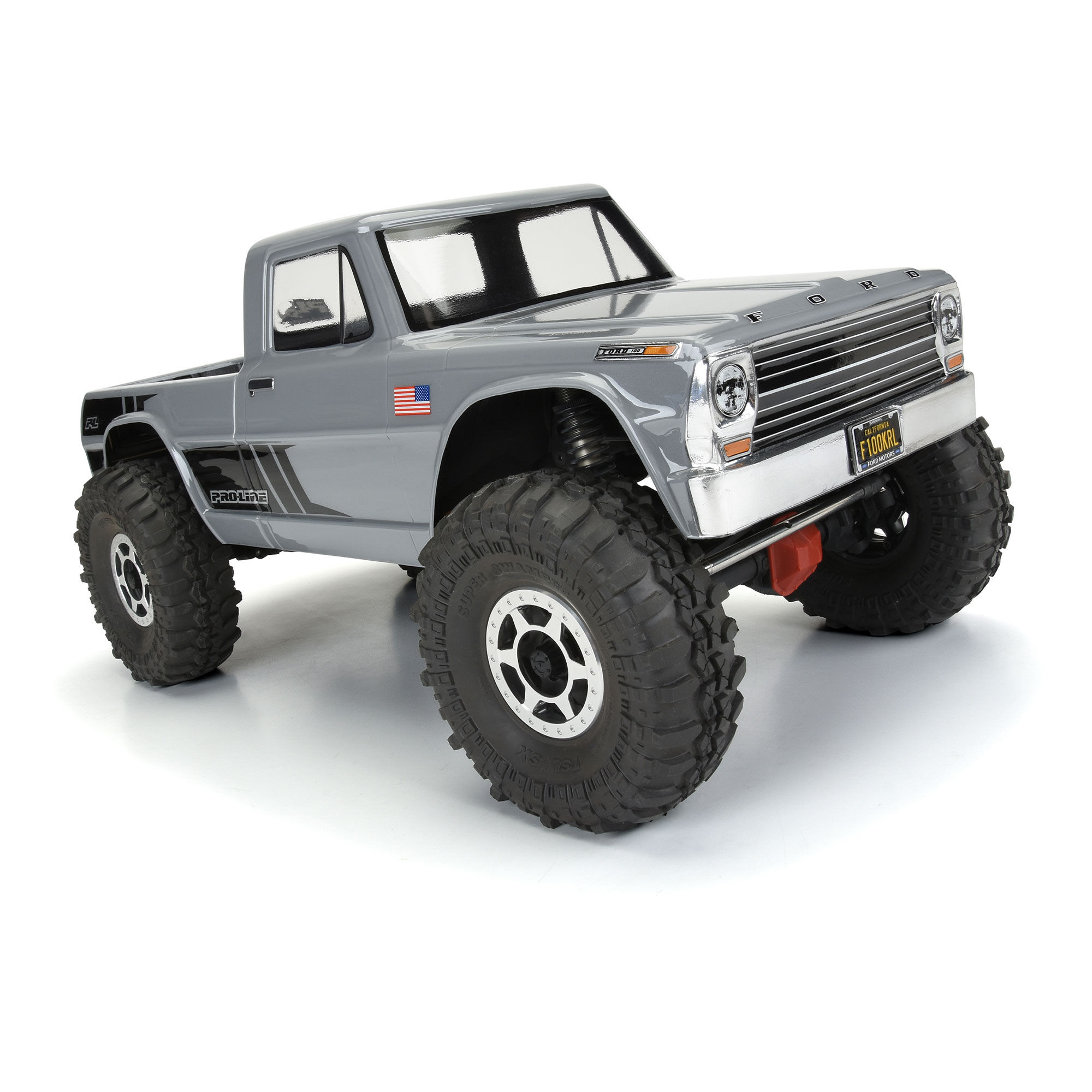 1/10 1967 Ford F-100 Clear Body 12.3" (313mm) Wheelbase Craw-7