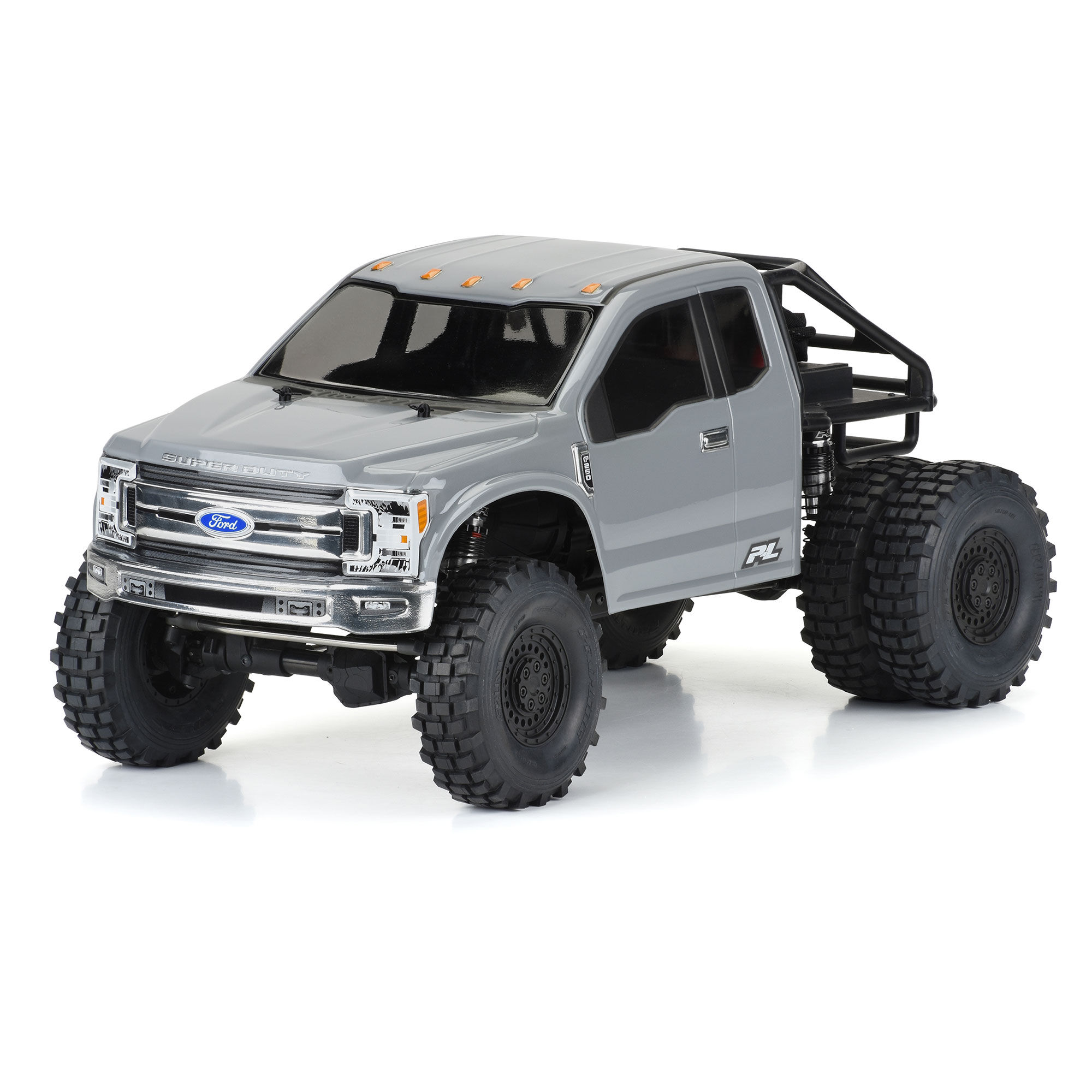 1/10 2017 Ford F-250 Super Duty Cab-Only Clear Body 12.3" WB-3