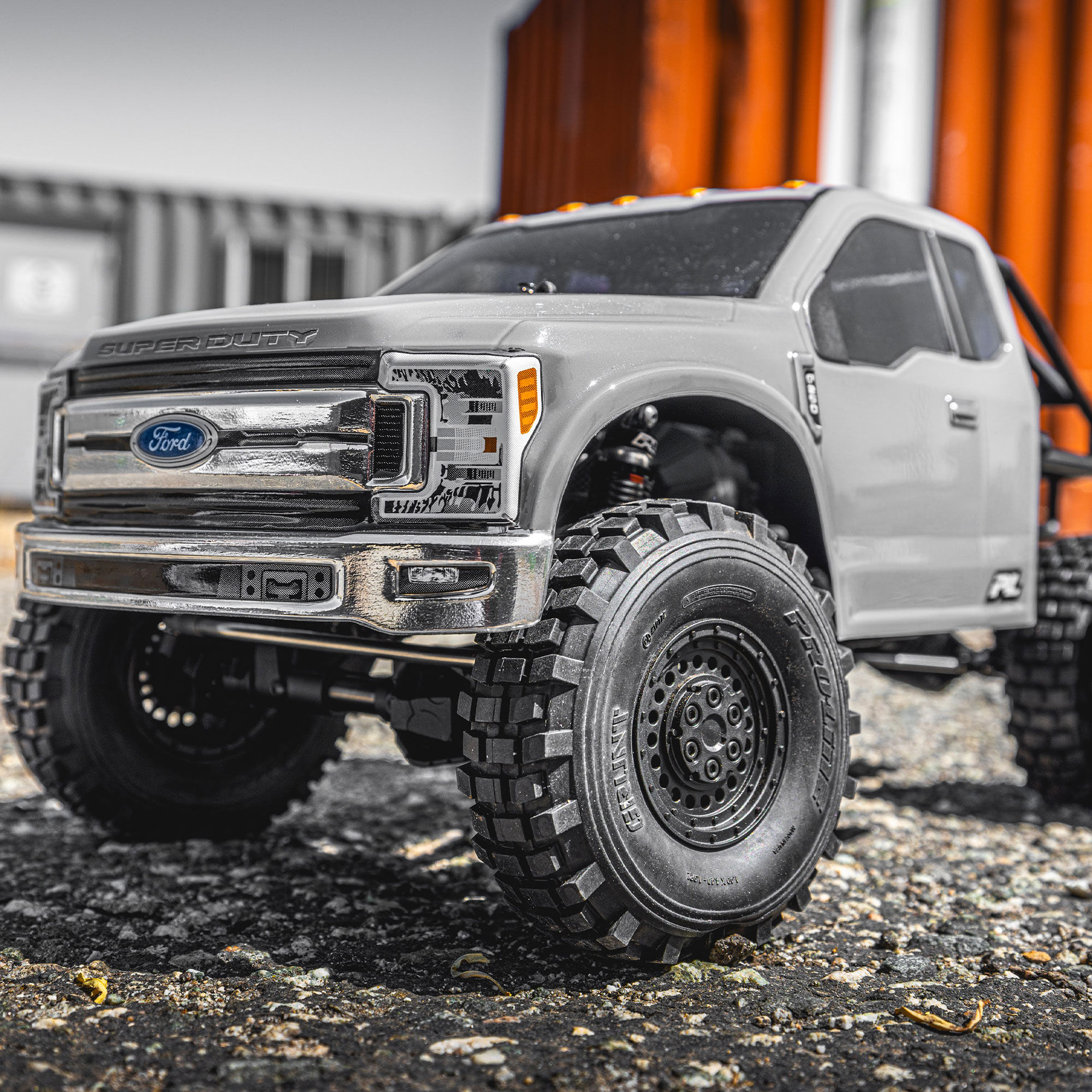 1/10 2017 Ford F-250 Super Duty Cab-Only Clear Body 12.3" WB-8