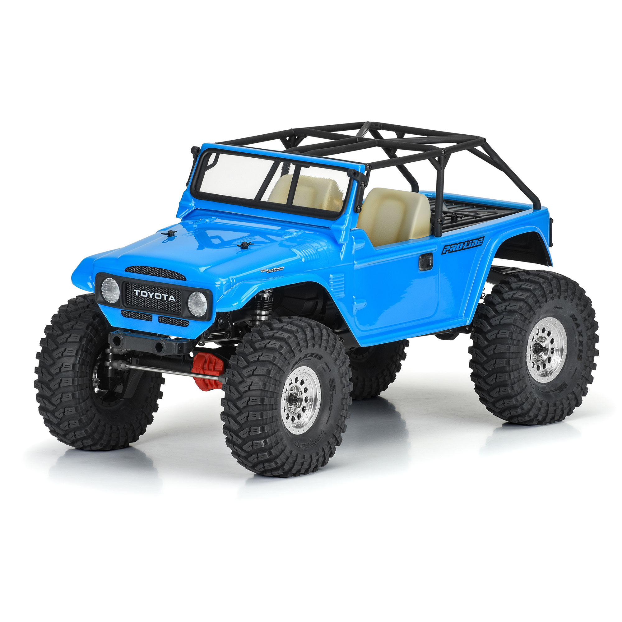 1/10 1979 Toyota Land Cruiser FJ40 Clear Body/Cage 12.3" WB-3