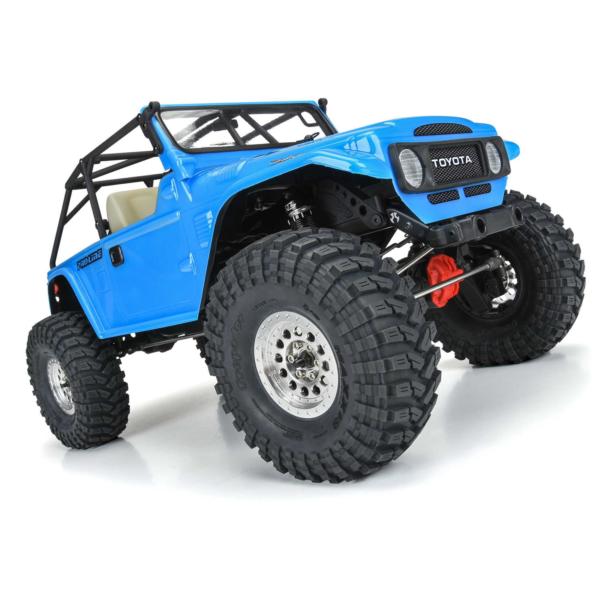 1/10 1979 Toyota Land Cruiser FJ40 Clear Body/Cage 12.3" WB-6