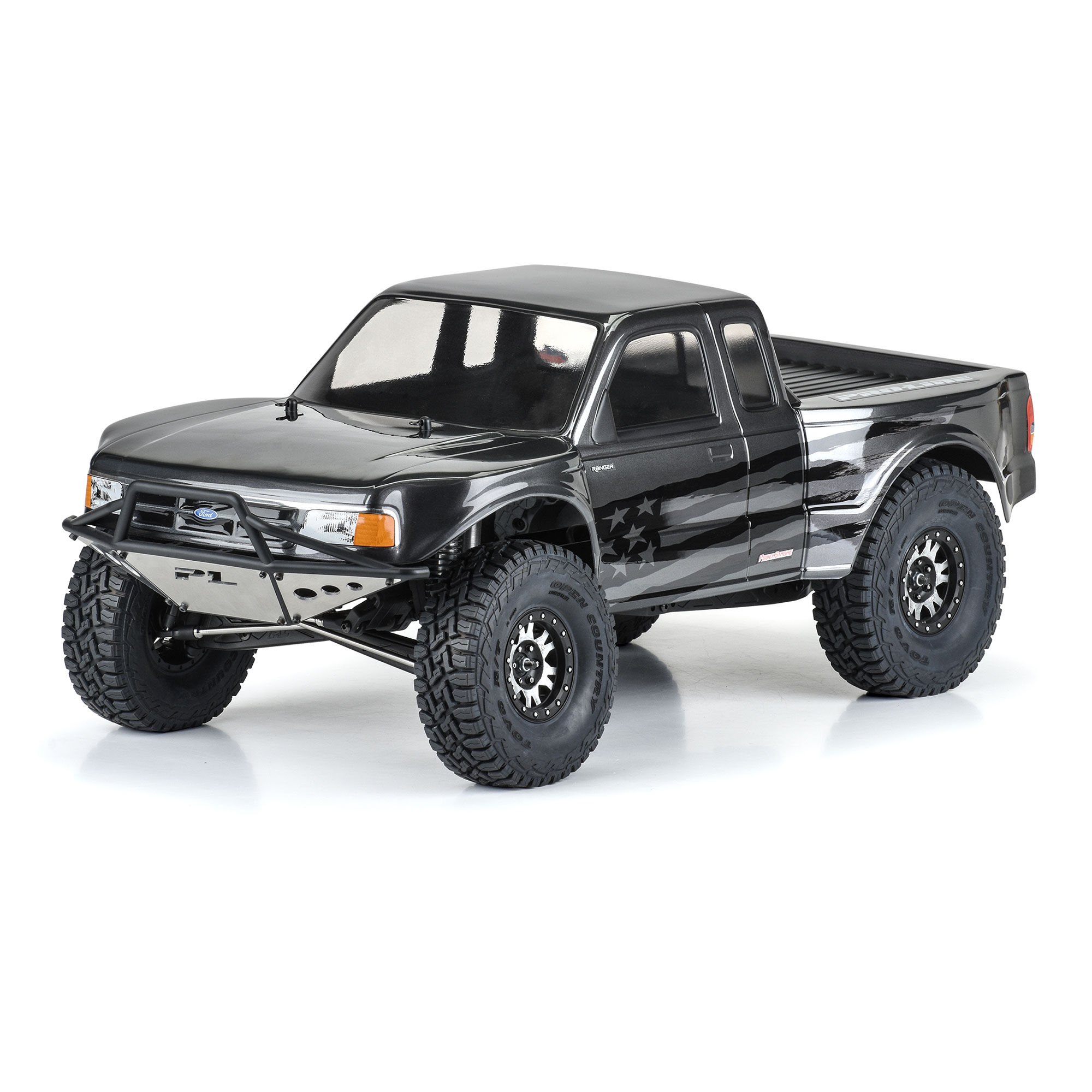 1/10 1993 Ford Ranger Pre-Runner Clear Body 12.3" WB Crawler-3