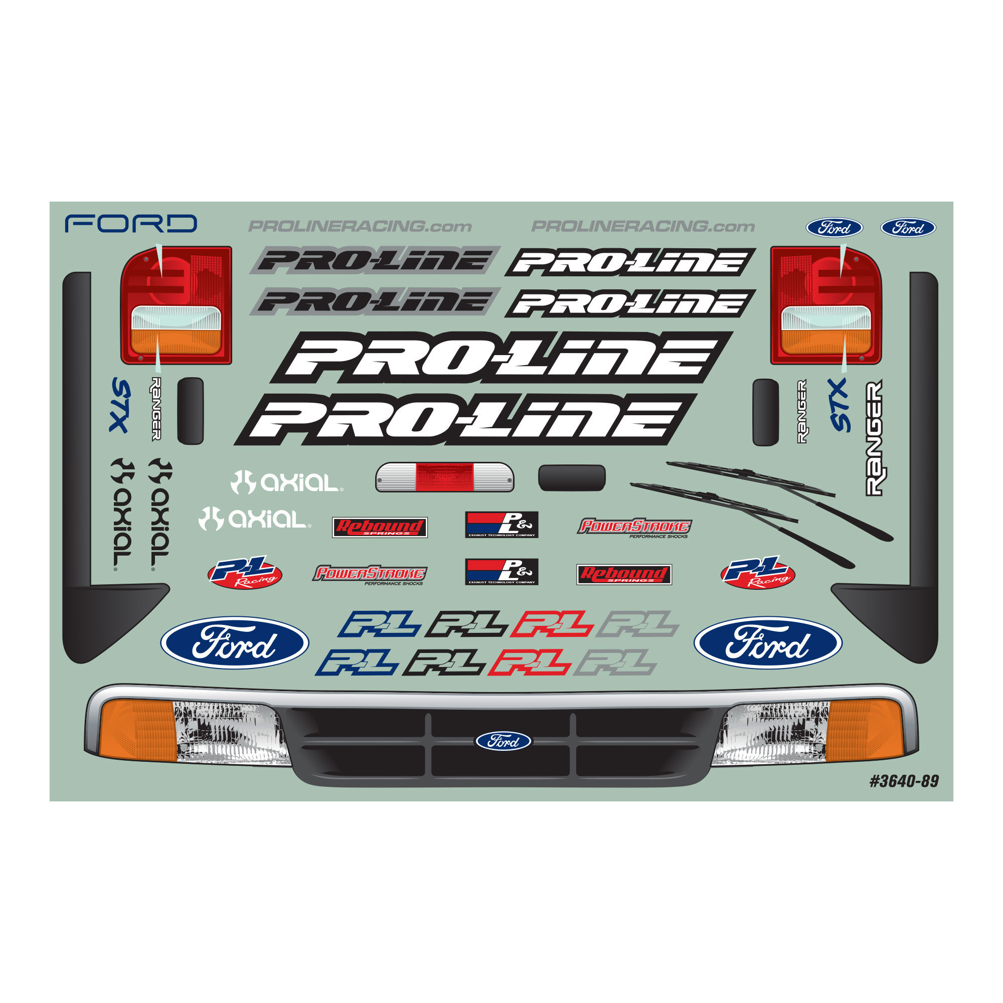1/10 1993 Ford Ranger Pre-Runner Clear Body 12.3" WB Crawler-7