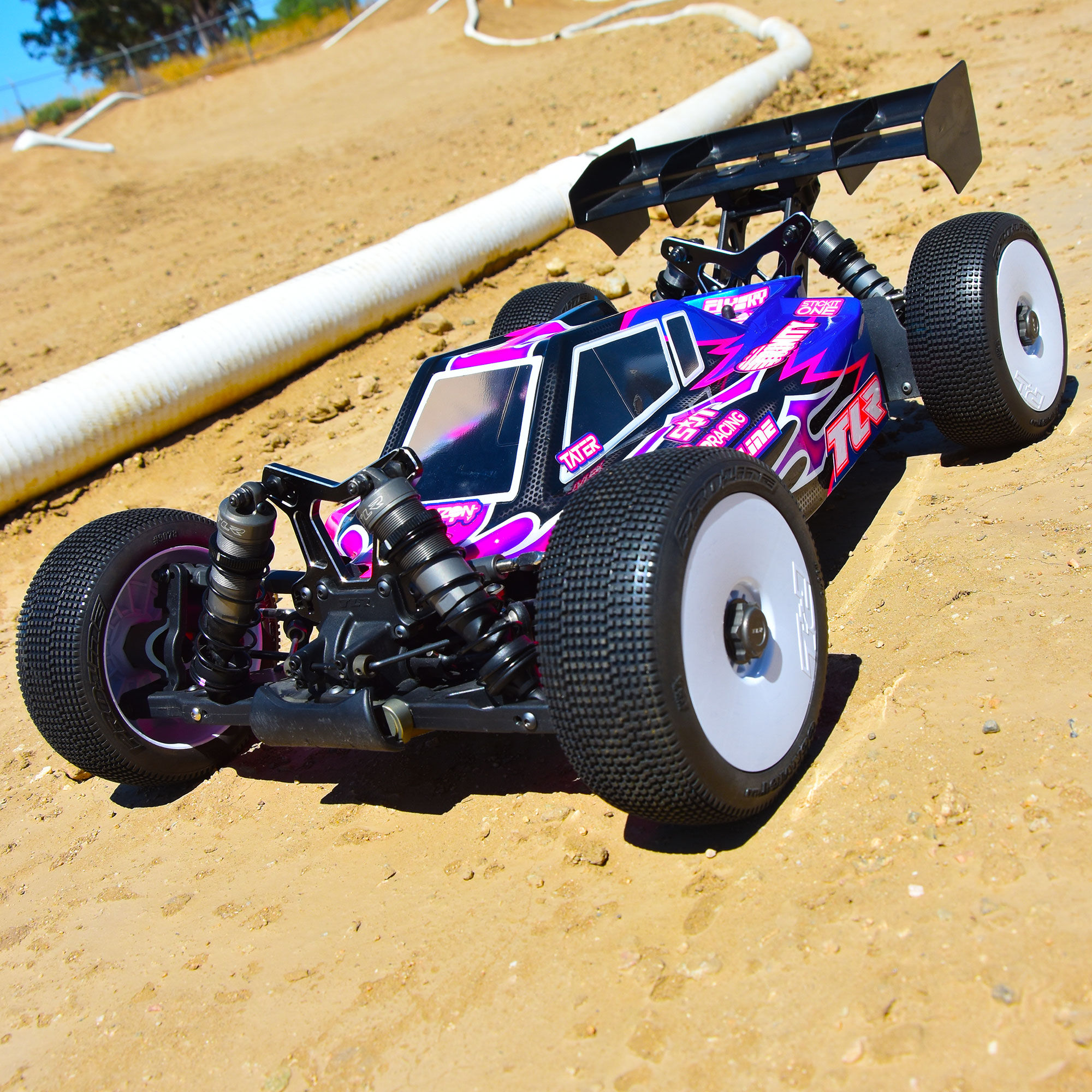 1/8 Sector Clear Body: TLR 8ight-X/E 2.0-7