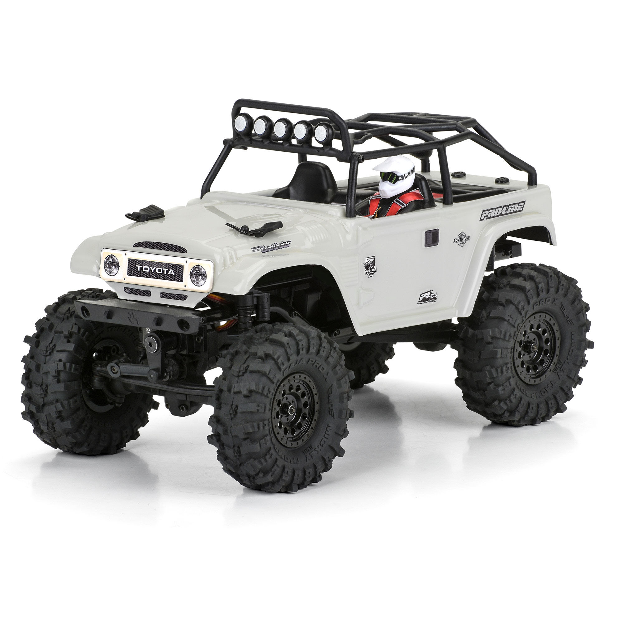 1/24 1979 Toyota Land Cruiser FJ40 Clear Body with Trail Cag-3
