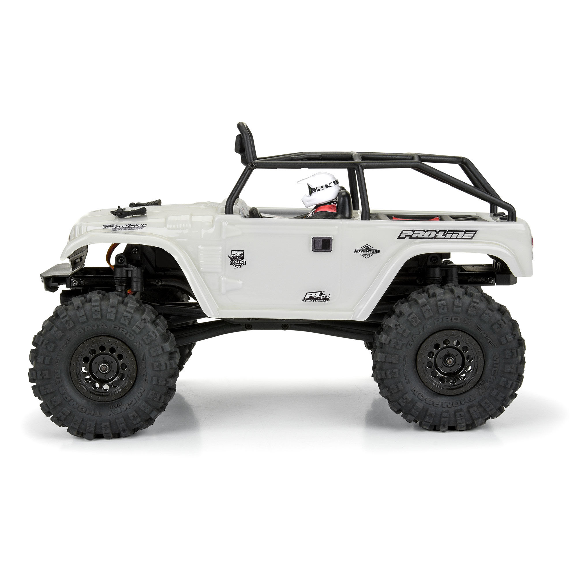 1/24 1979 Toyota Land Cruiser FJ40 Clear Body with Trail Cag-5