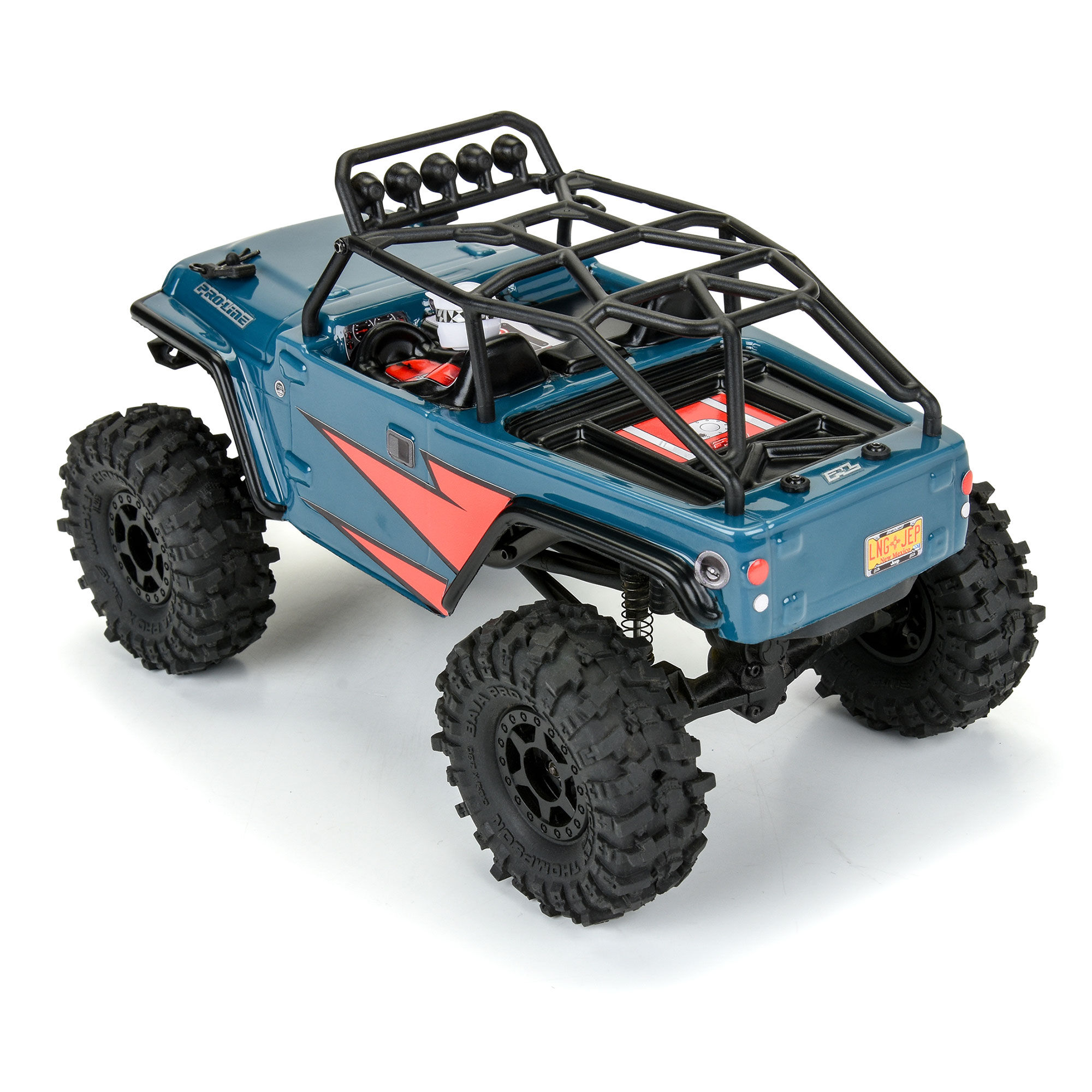 1/24 2004 Jeep LJ Clear Body/Trail Cage: SCX24-5