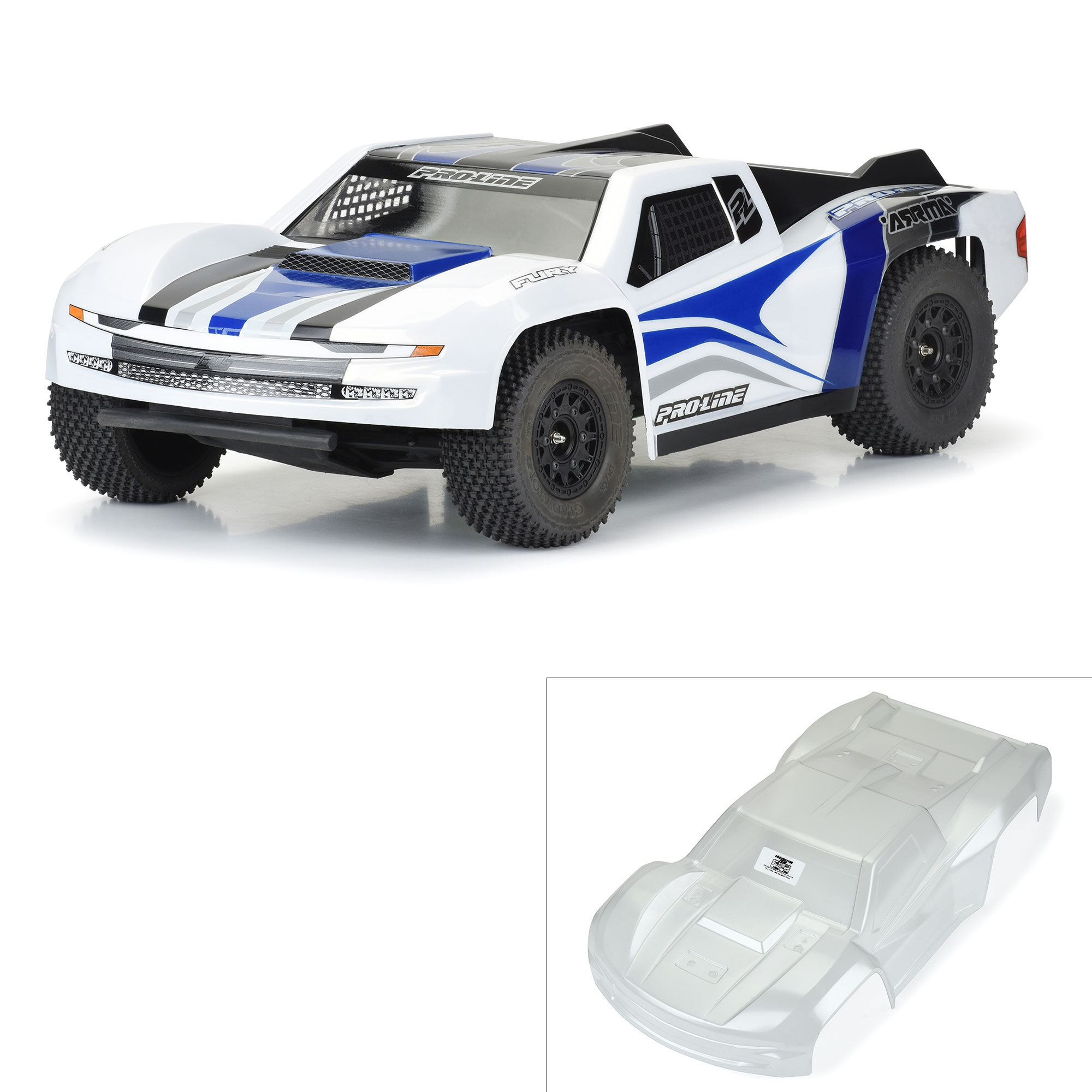 1/10 Pre-Cut Sector Clear Body: Fury