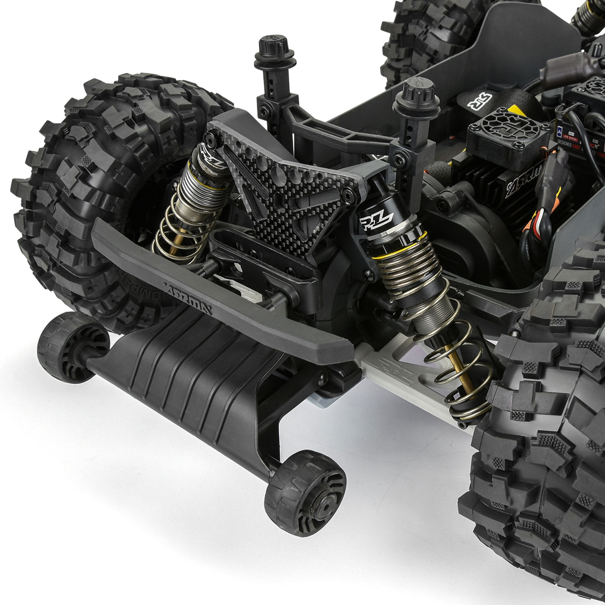 1/10 Carbon Fiber Rear Shock Tower Brace: ARRMA (3S & MEGA)-3