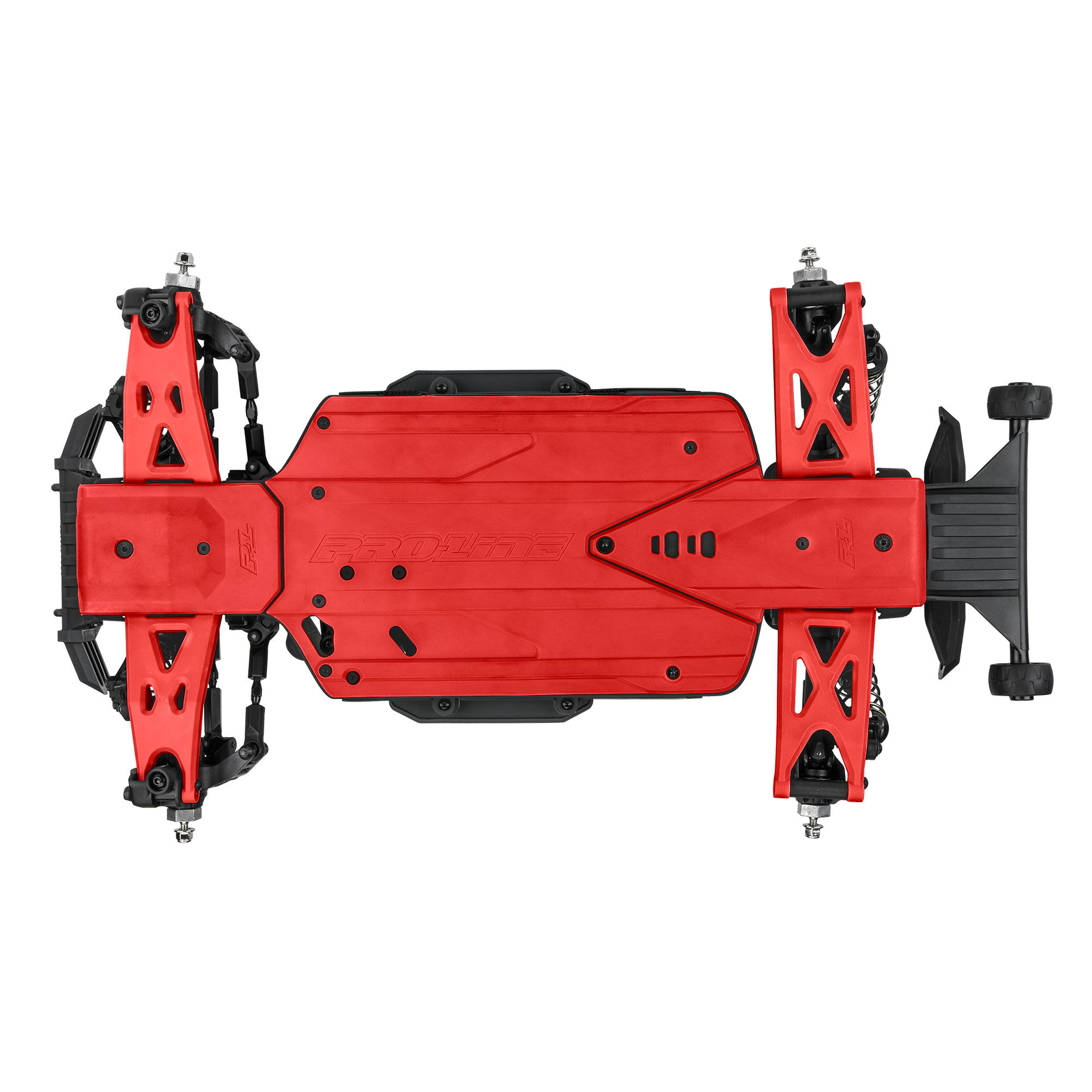 Bash Armor Front Suspension Arms (Red) for ARRMA 3S Vehicles-3