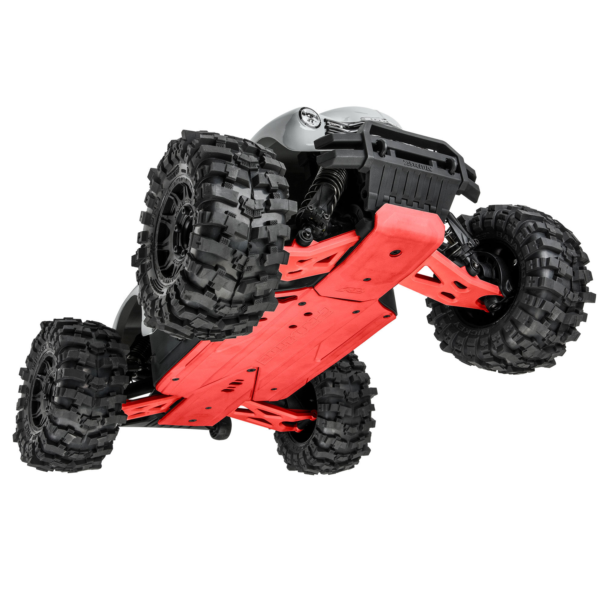 Bash Armor Front Suspension Arms (Red) for ARRMA 3S Vehicles-4