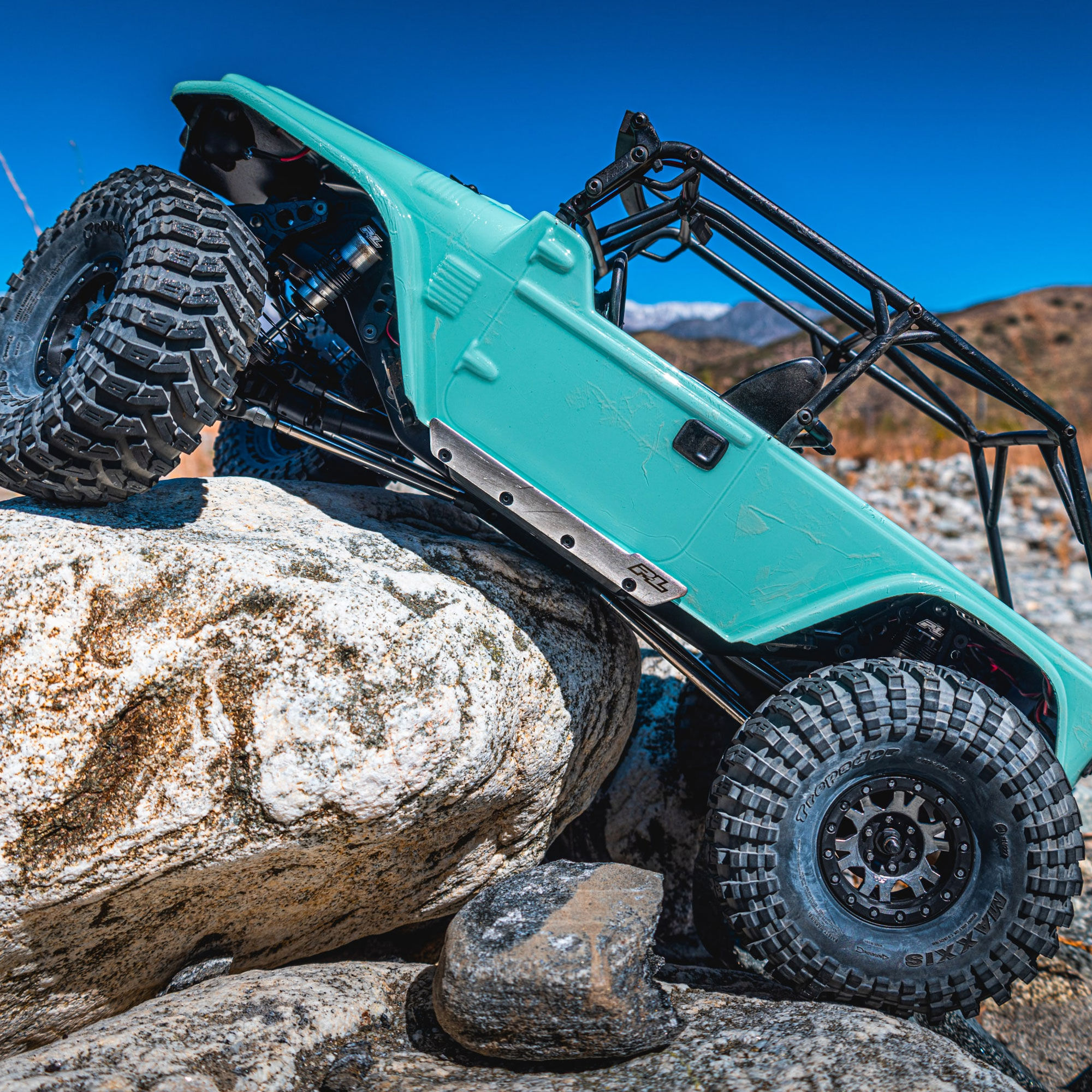 1/10 Universal Body Capture Rock Sliders for Most Crawlers-9