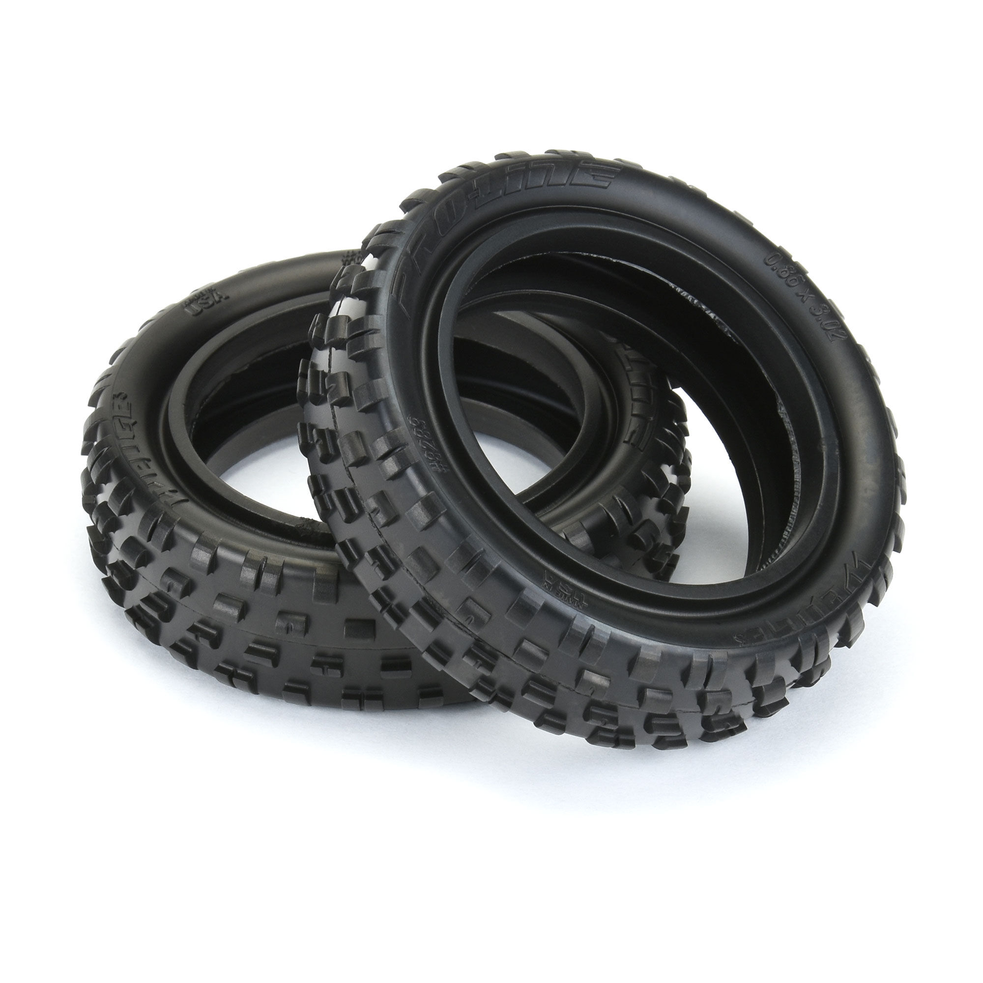 1/10 Wedge Gen 3 CR3 2WD Front 2.2" Carpet Buggy Tires (2)-3