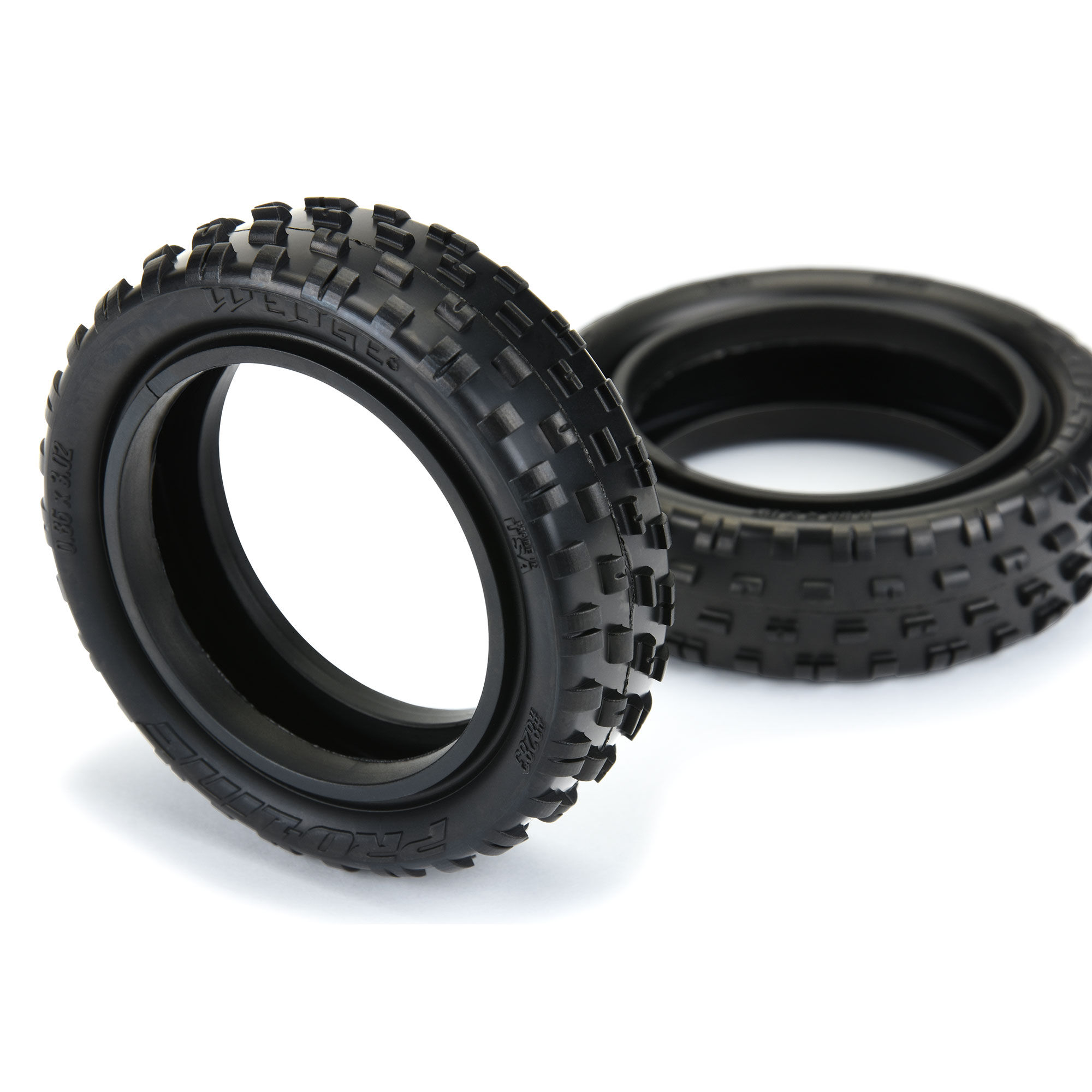 1/10 Wedge Gen 3 CR3 2WD Front 2.2" Carpet Buggy Tires (2)-4