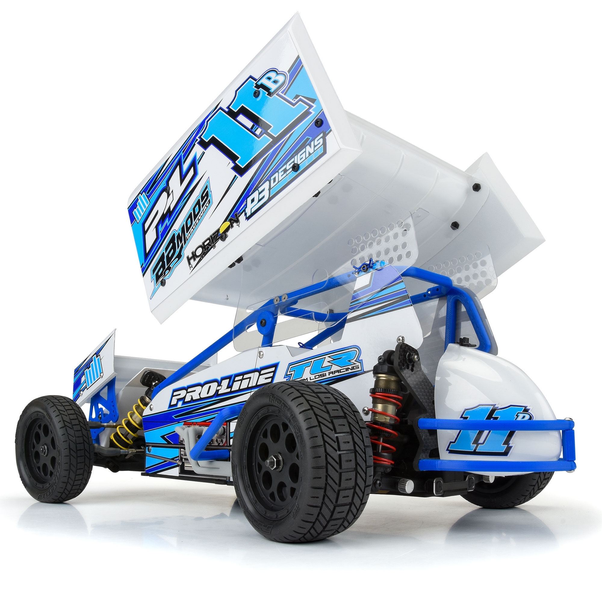 Hot Lap 2.2" MC (Clay) Dirt Oval Buggy Rear Tires (2)-5