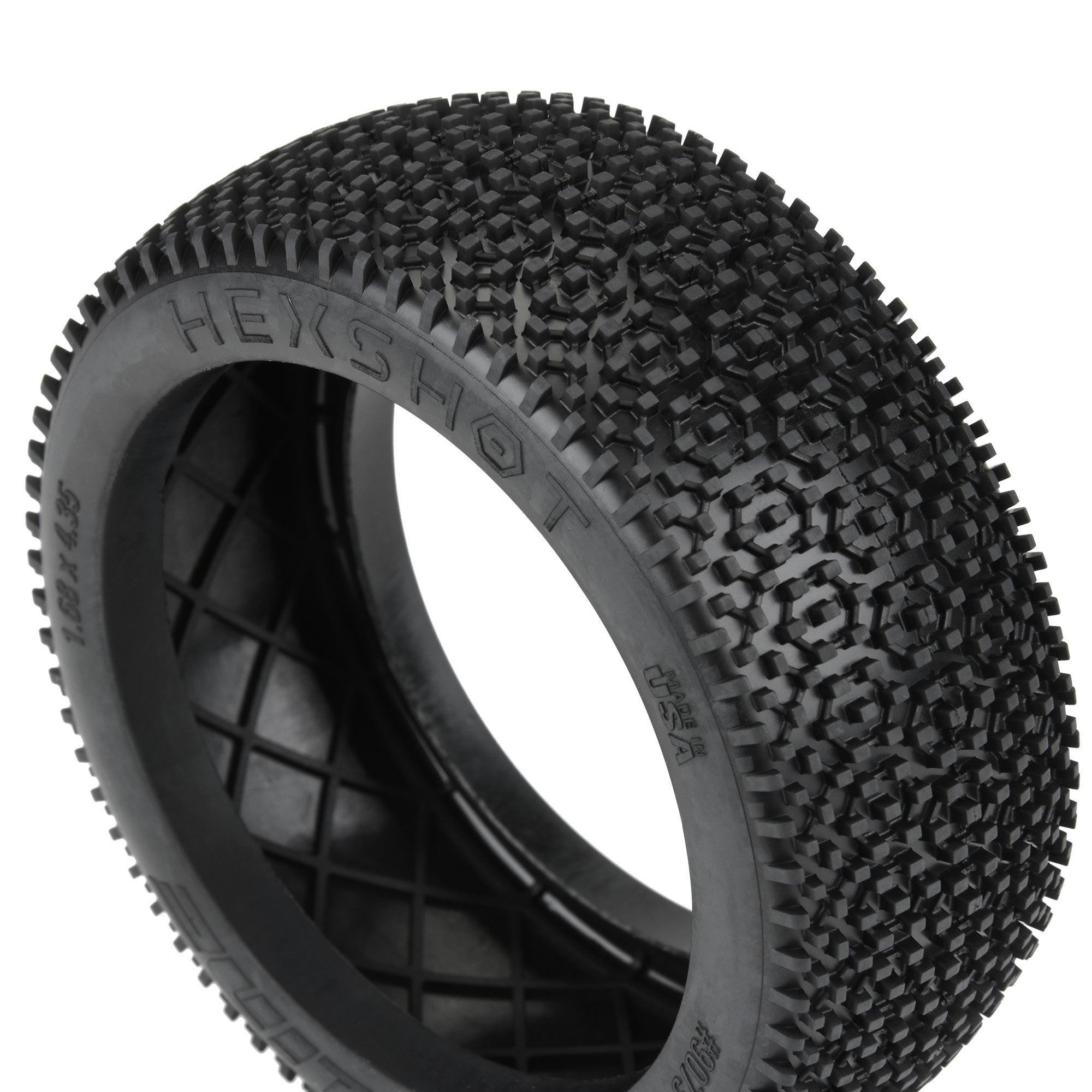 1/8 Hex Shot S4 Front/Rear Off-Road Buggy Tires (2)-4