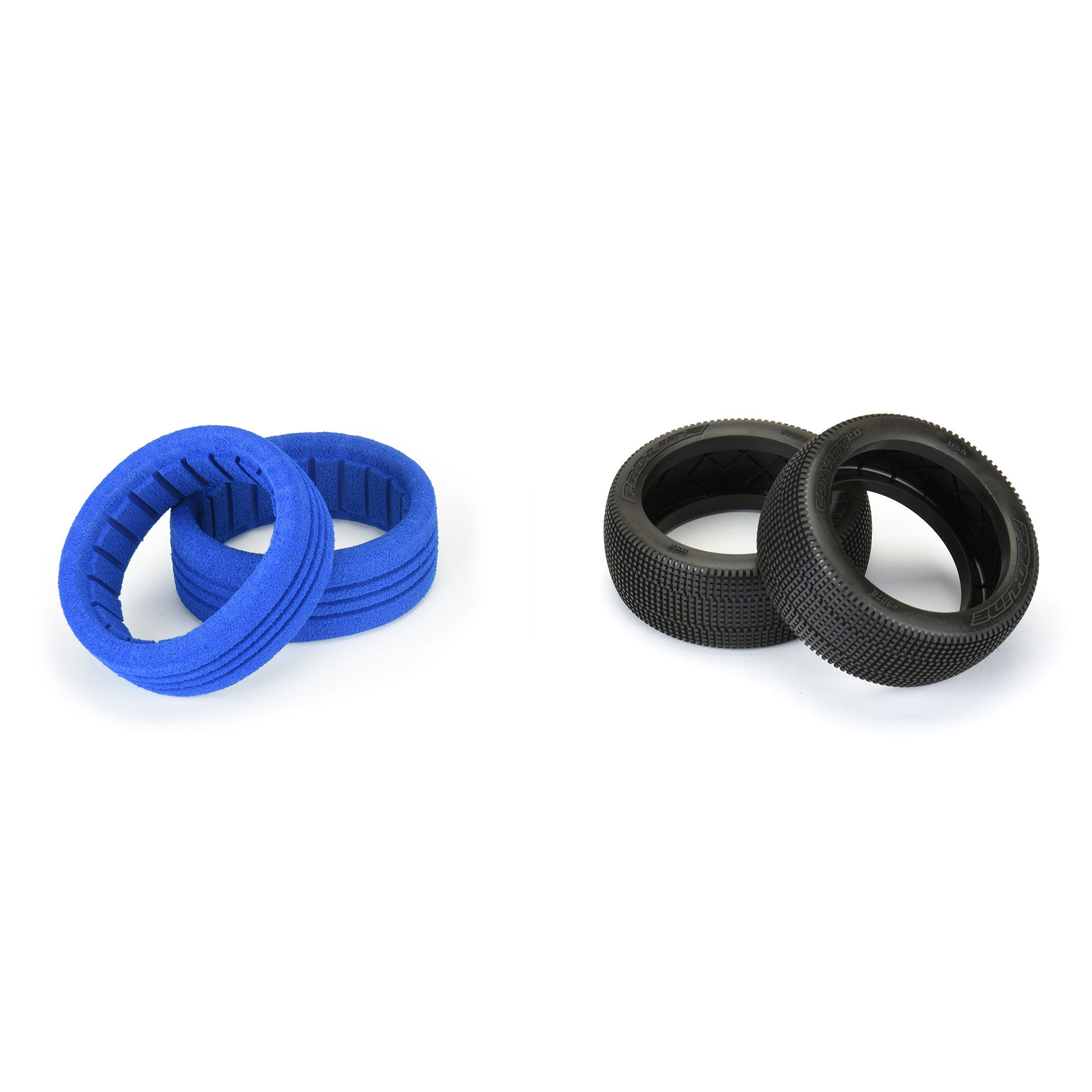 1/8 Convict 2.0 S4 Front/Rear Off-Road Buggy Tires (2)-3
