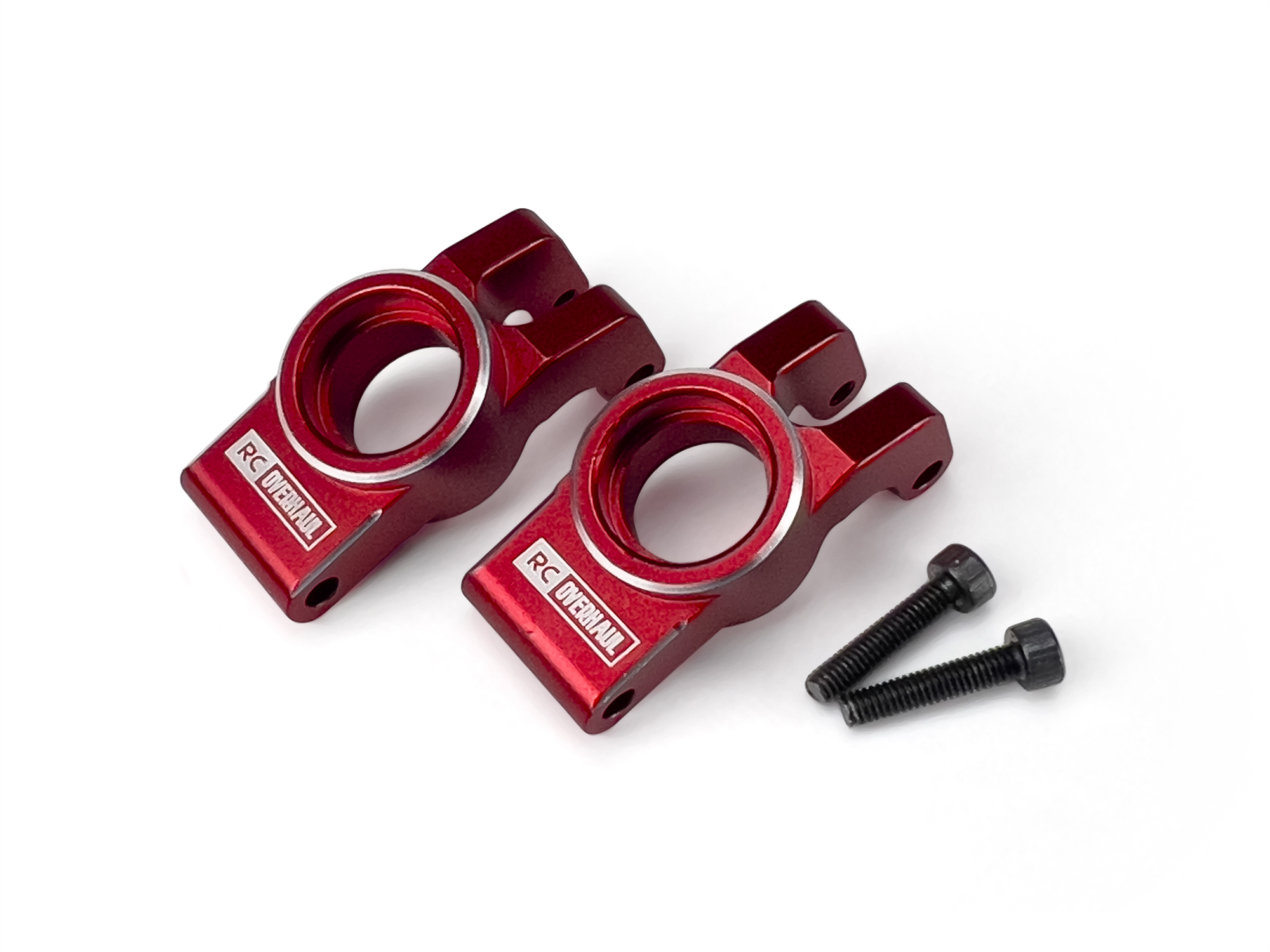 Rear Hubs, Red Aluminum, 1/18 Grom-4