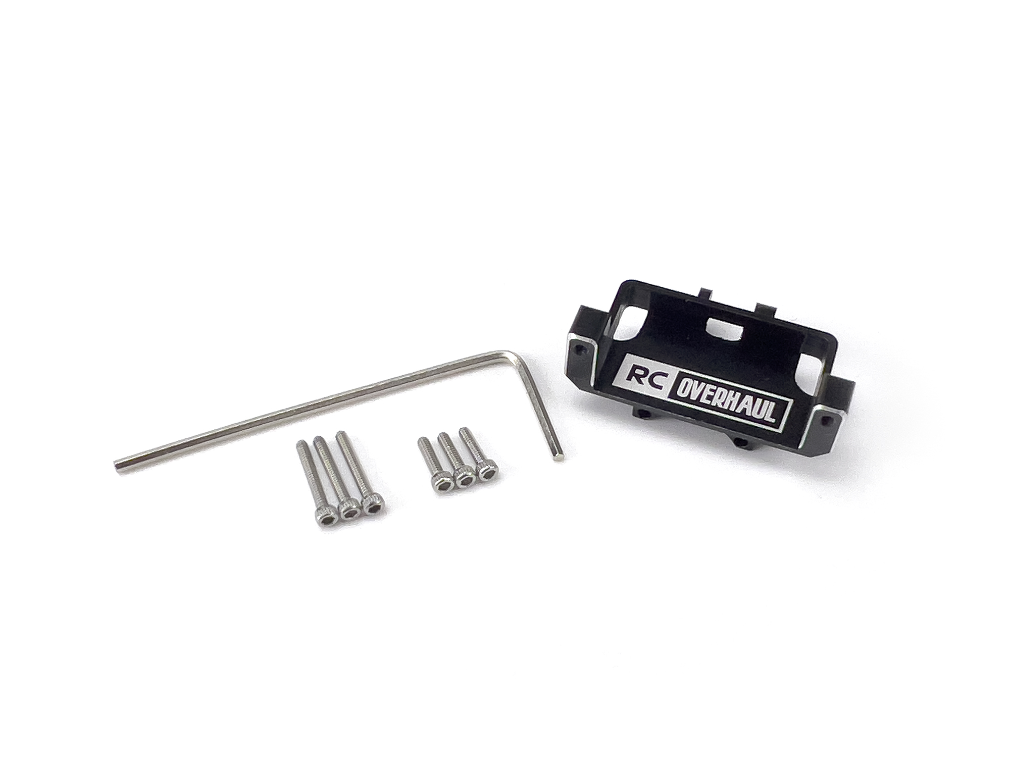 Servo Mount Black Aluminum SCX24-3