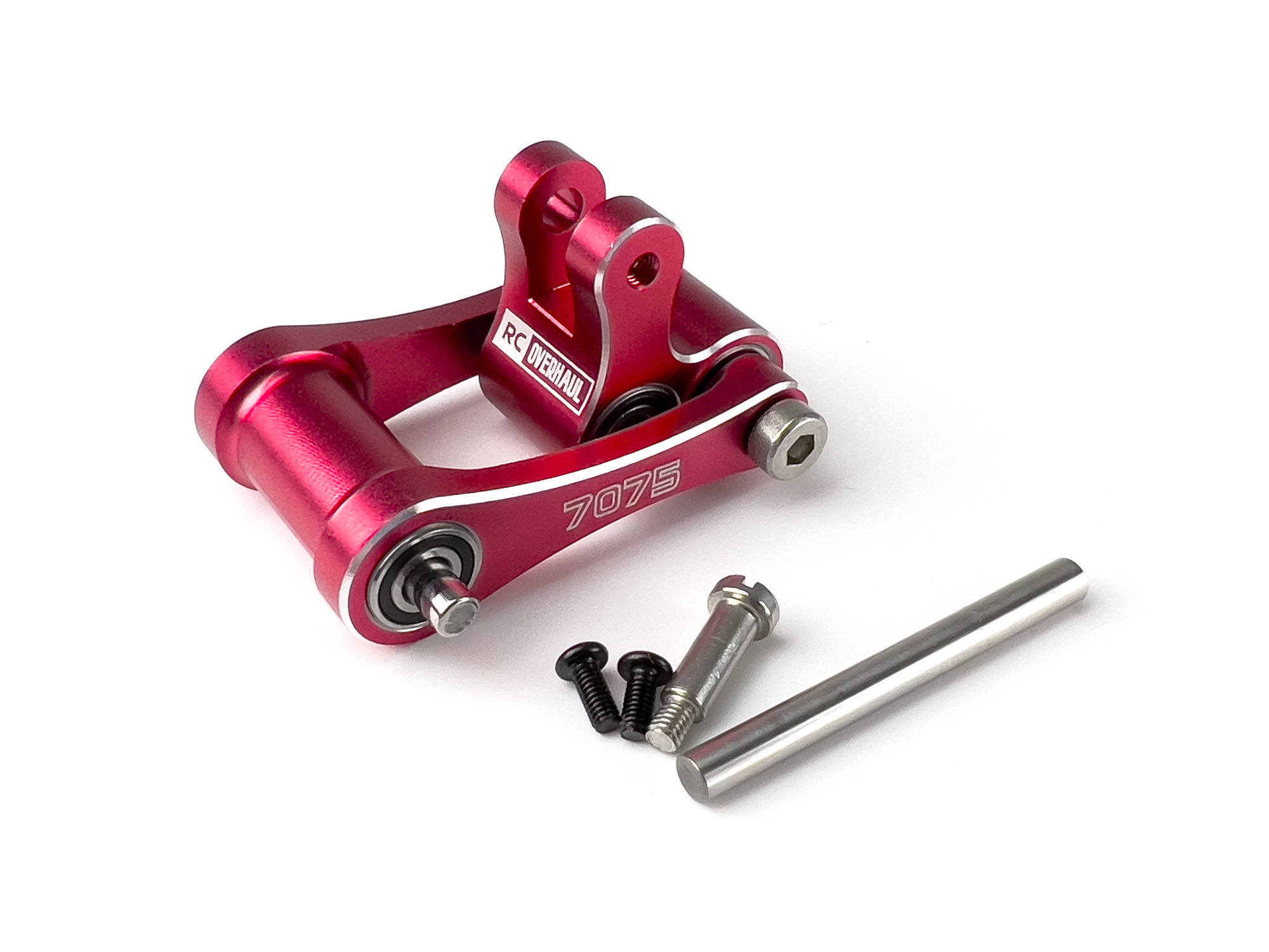 Aluminum Knuckle & Pull Rod, Promoto, Red-3