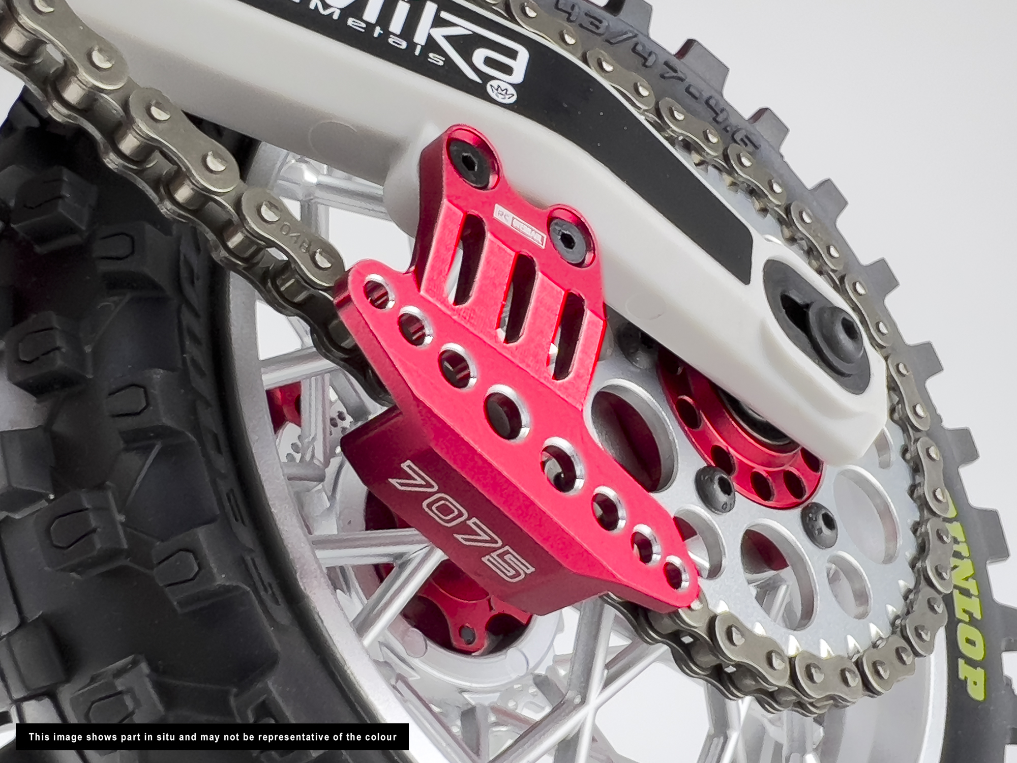 Aluminum Chain Guard, Promoto, Blue-4