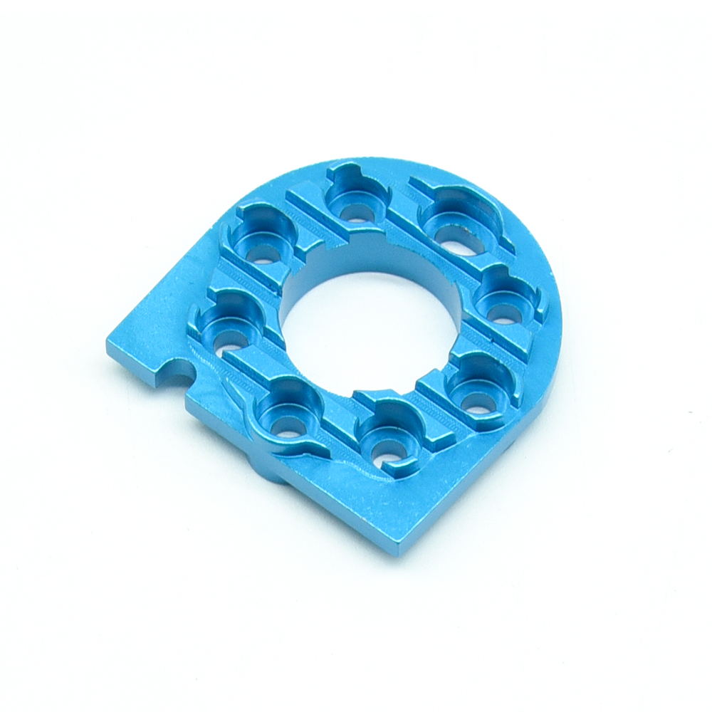 Motor Mount Blue Aluminum TT01