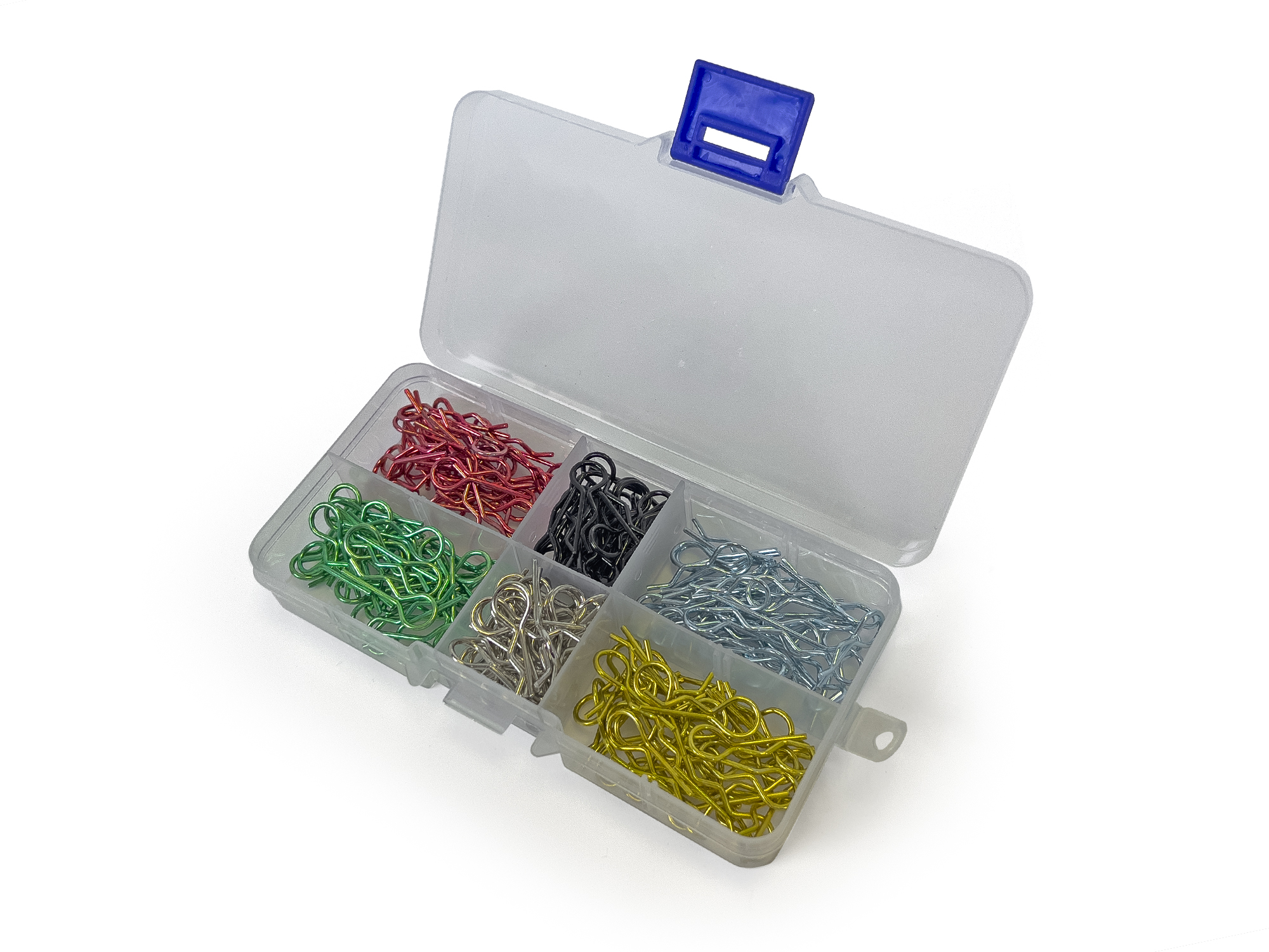 Body Clips 1/10th (30pcs x 6 mixed colours)
