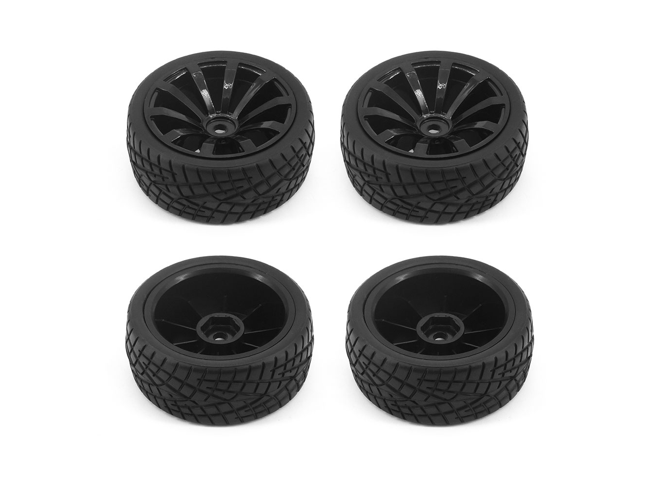 110-on-road10-spoke-wheel-set-black-4pcs