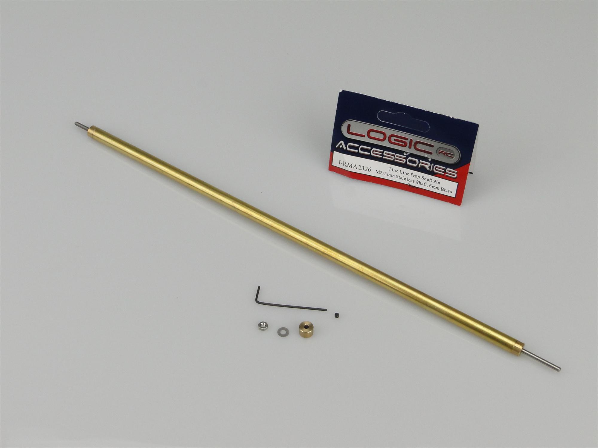 fine-line-prop-shaft-9in-m22mm-stainless-6mm-dia-brass-tube