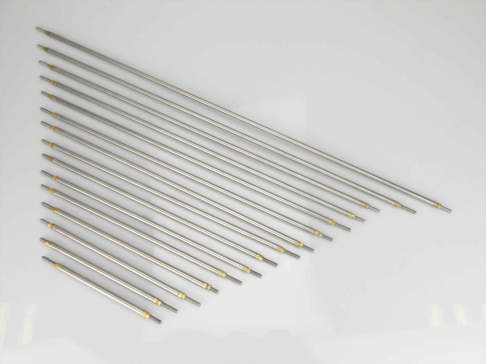 Fine Line Prop Shaft 20in M4 Stainless Shaft 6mm SS Tube-3