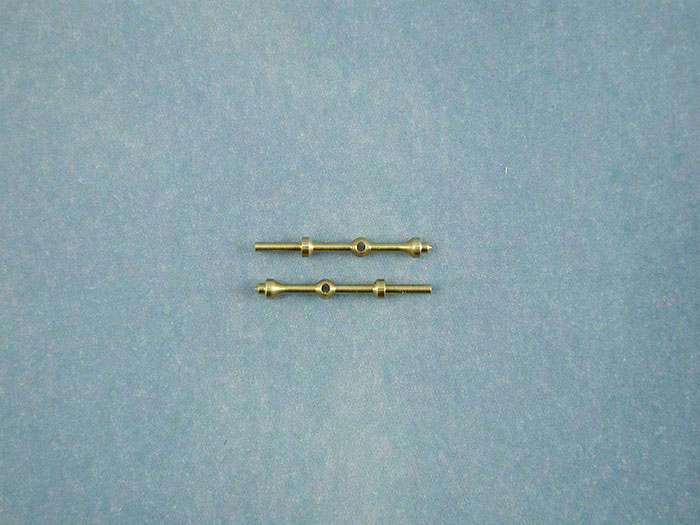 0 Hole Capping Stanchion, Brass 10mm (pk10)
