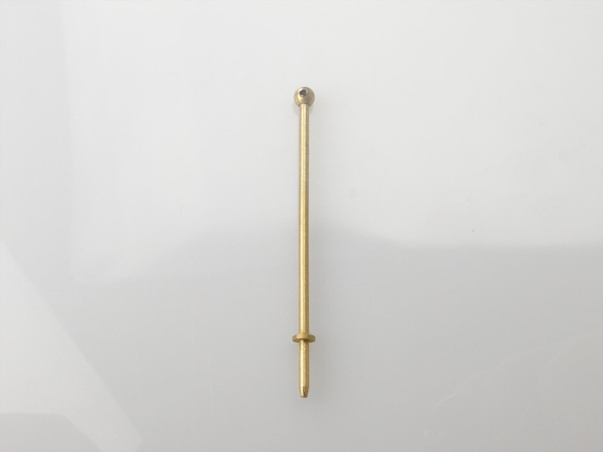 1 Hole Stanchion, Brass 35mm (Pk10)-3