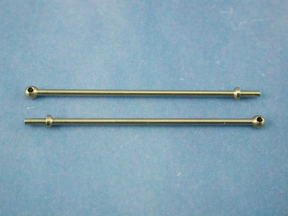 1 Hole Stanchion, Brass 40mm (Pk10)