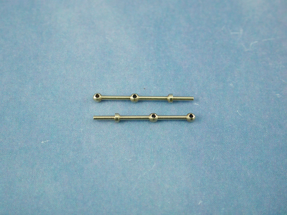 2 Hole Stanchion, Brass 15mm (Pk10)