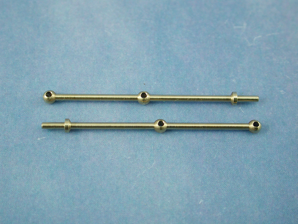 2 Hole Stanchion, Brass 35mm (Pk10)