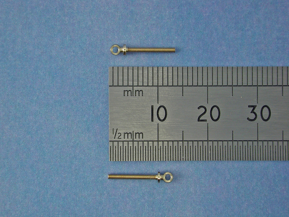 Eyebolt M1.2 BallØ:2.3mm Thread Length :12mm(Pk4)-3