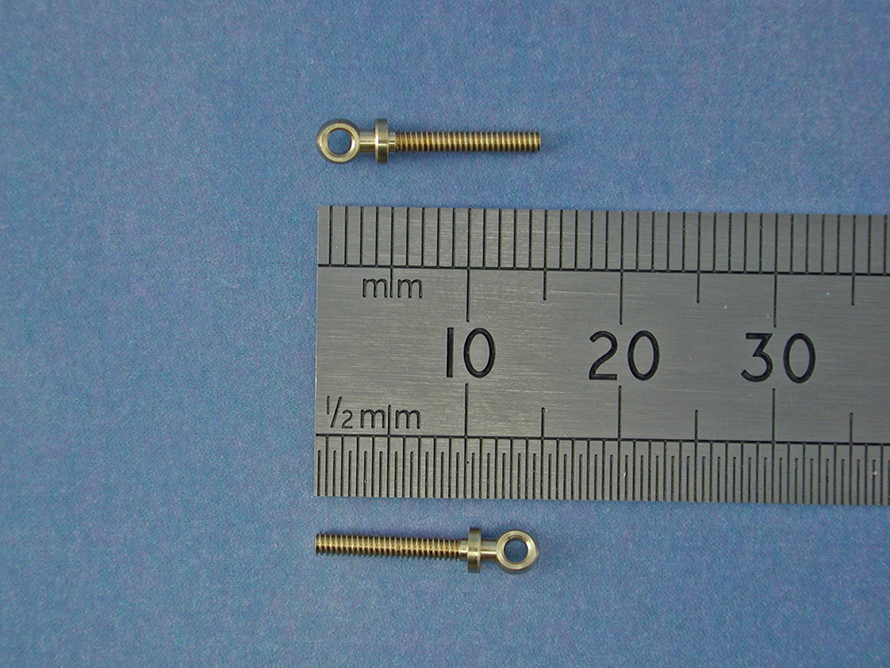Eyebolt M1.6 BallØ:3mm Thread Length :12mm(Pk4)-3