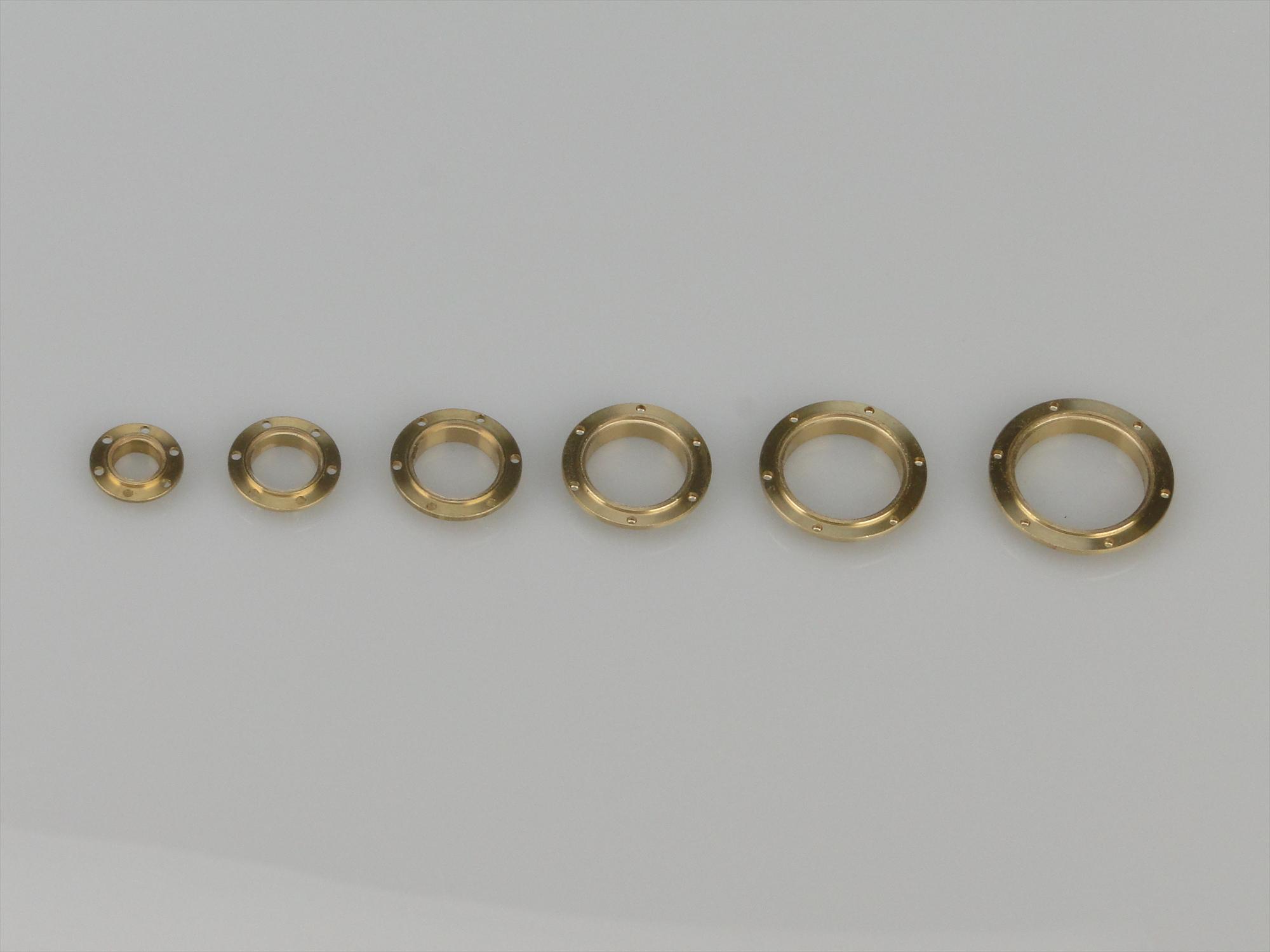 Porthole, 10mm, With 6 Hole Flange, Glazed, 10pk-4