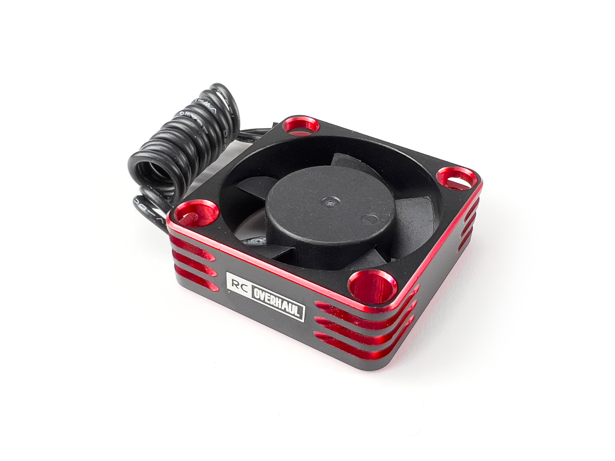 Fan, Red Alum 30mm Hi RPM