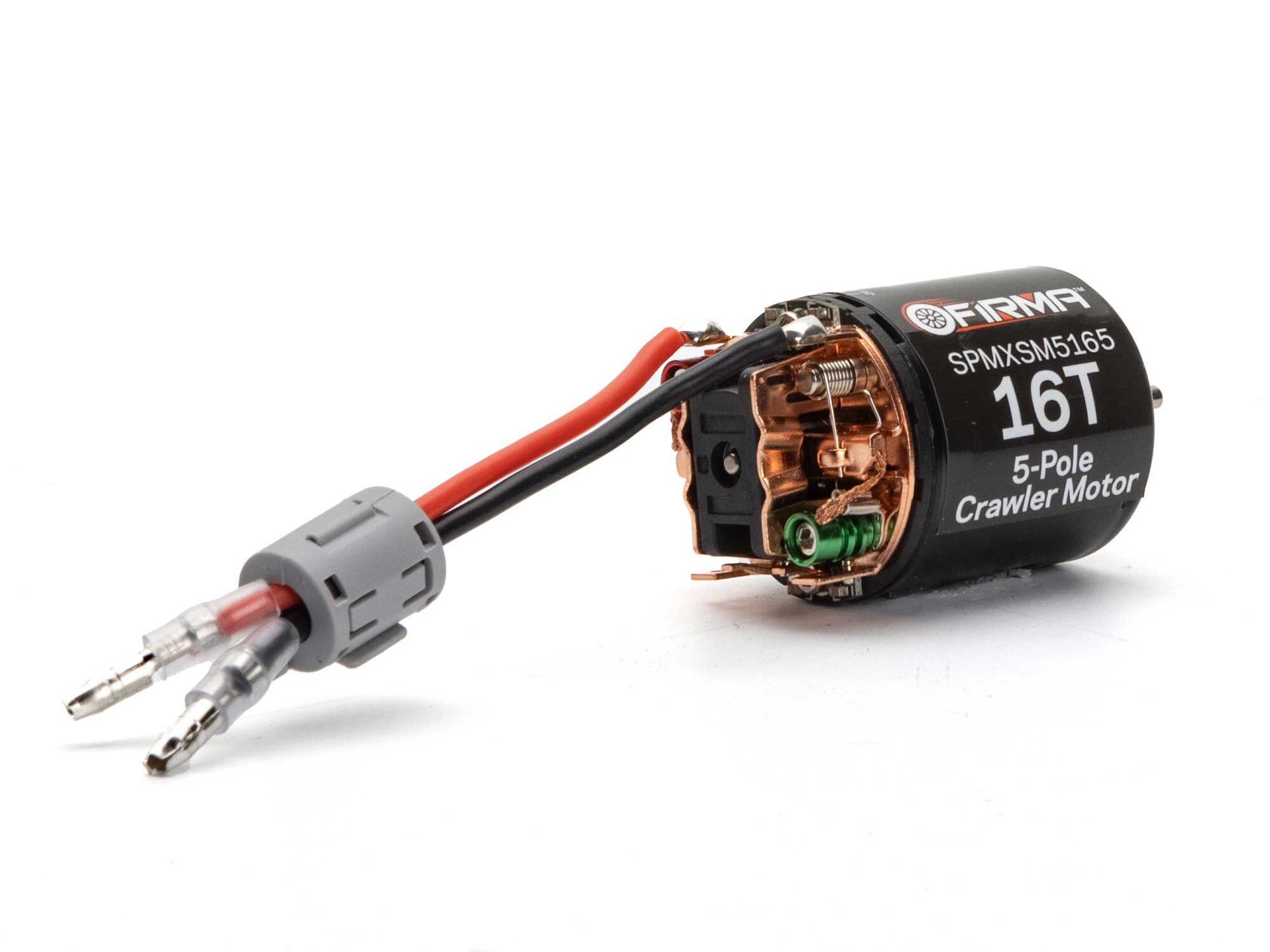 Firma 16T Rebuildable 5-Pole Brushed Crawler Motor-8