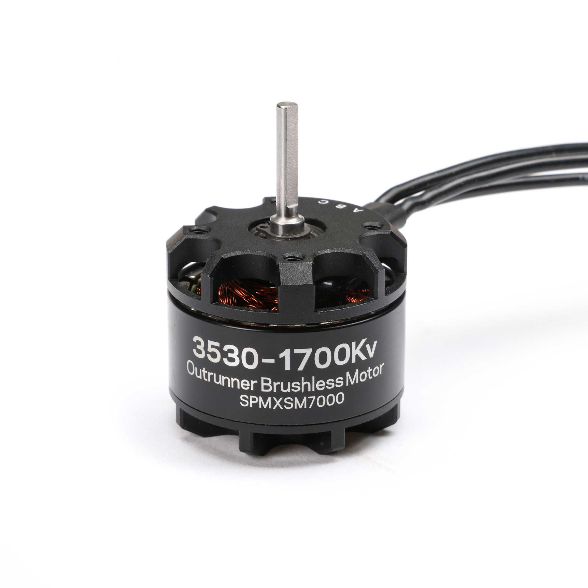 Firma 3530-1700Kv 12-Pole Outrunner Brushless Motor, 3.175mm-2