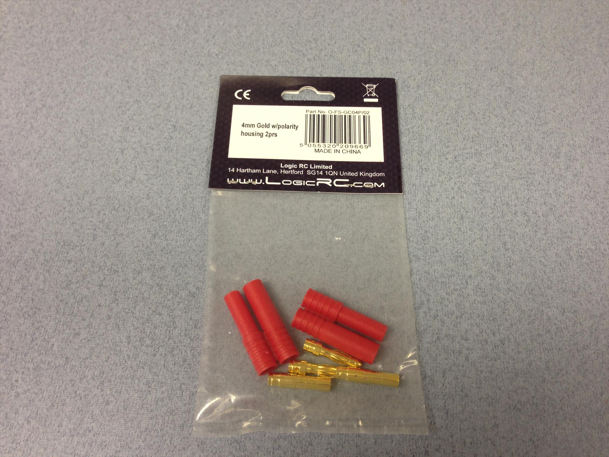 4.0mm Gold 2prs w/1 x polarity housing-2