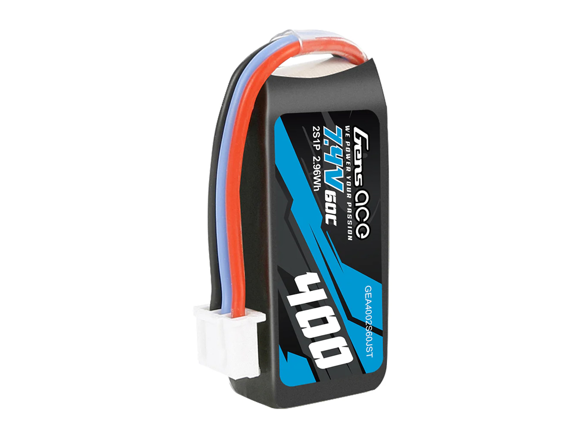 Li-Po 2S 7.4V 400mAh 60C with BEC-4